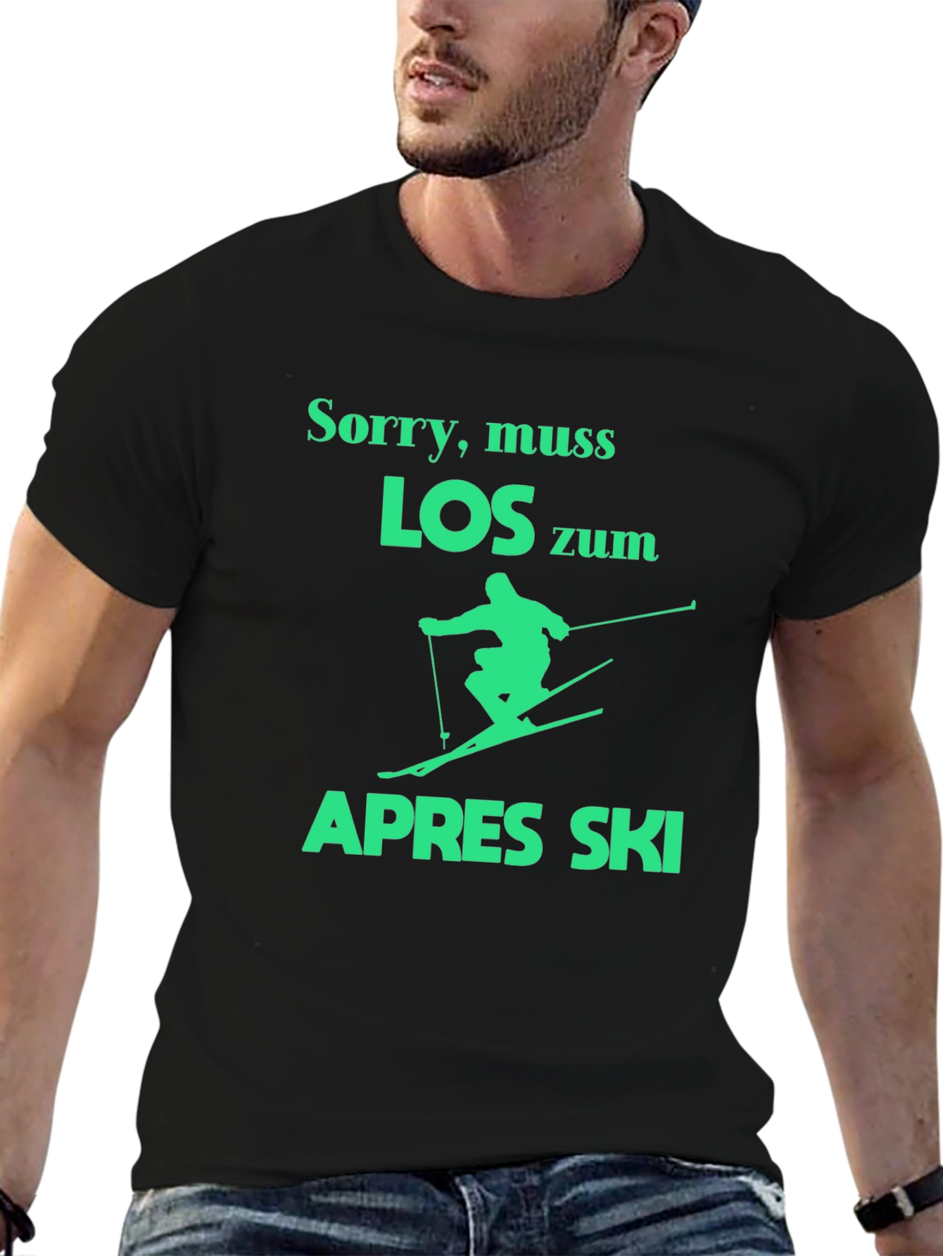 Apres Ski Skiing T-Shirt - Sorry Muss Los
