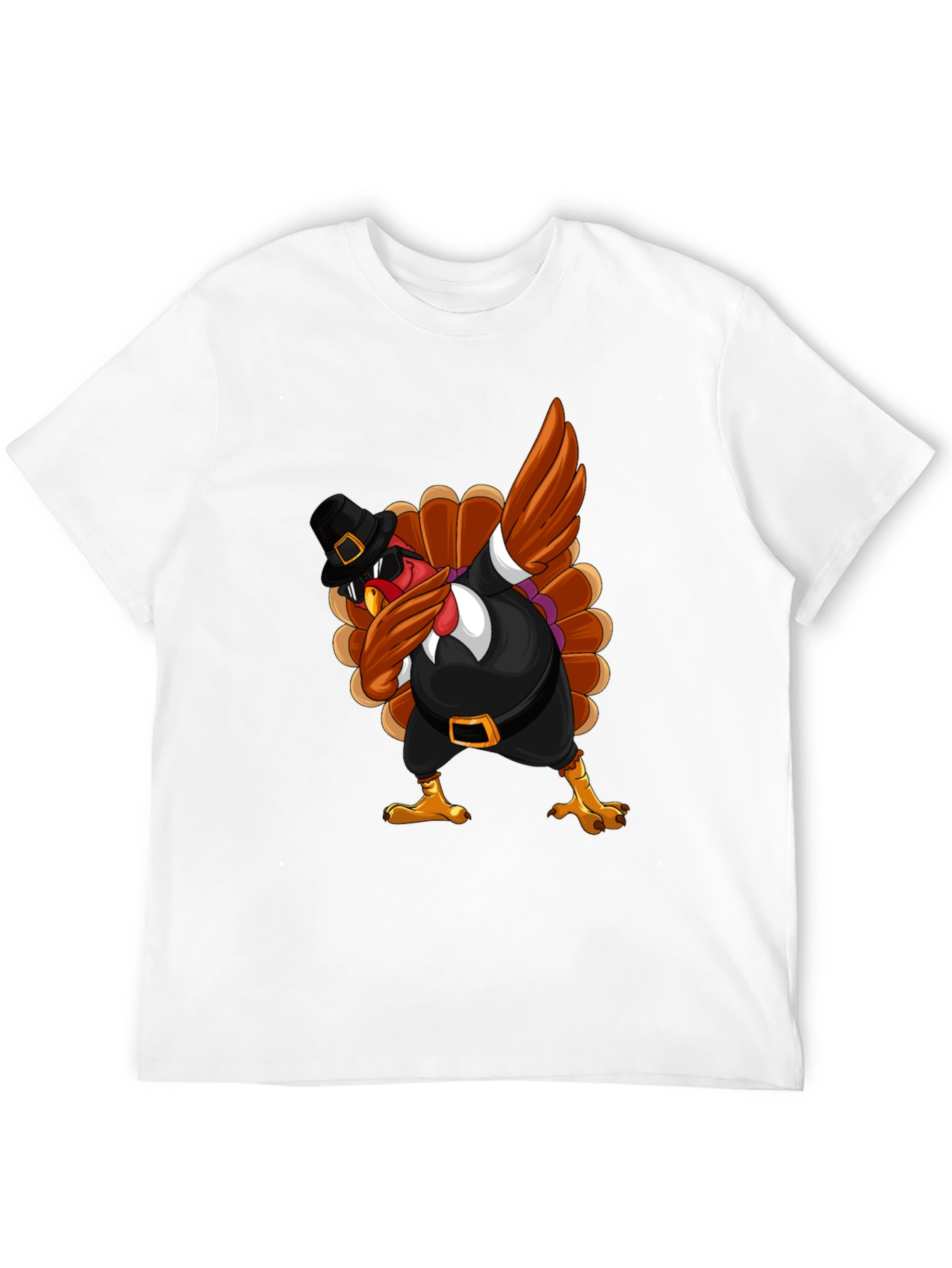 Thanksgiving Turkey Dabbing T-Shirt