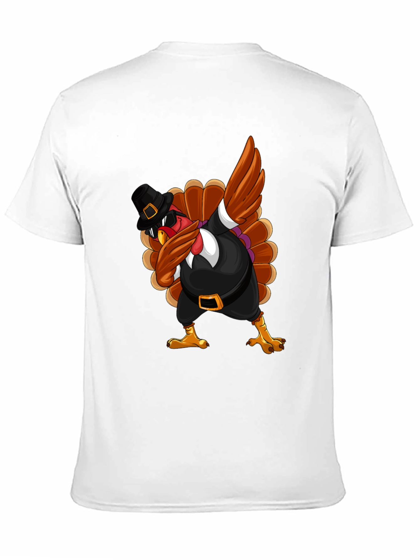 Thanksgiving Turkey Dabbing T-Shirt