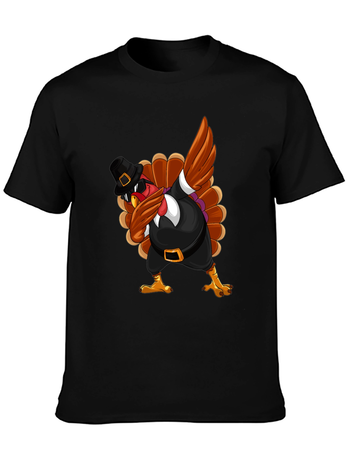 Thanksgiving Turkey Dabbing T-Shirt