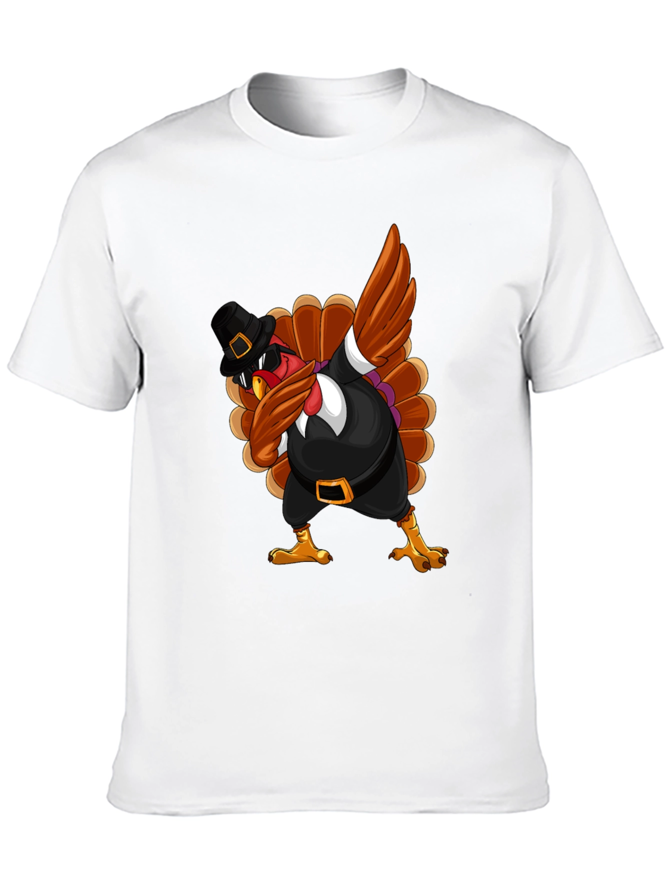 Thanksgiving Turkey Dabbing T-Shirt