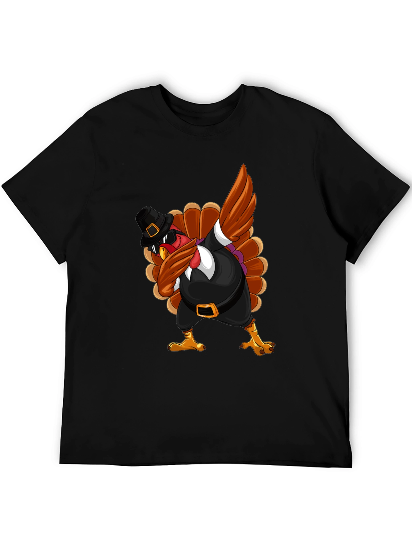 Thanksgiving Turkey Dabbing T-Shirt