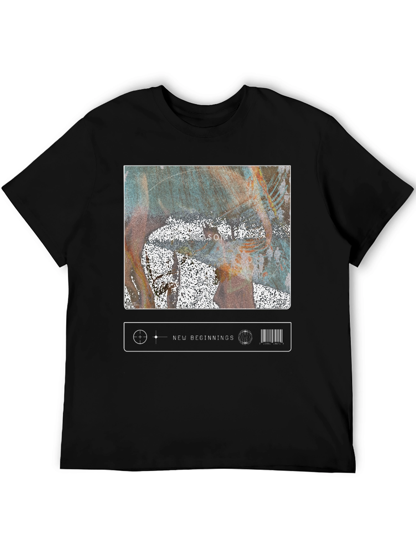New Beginnings Graphic Tee - Black Cotton