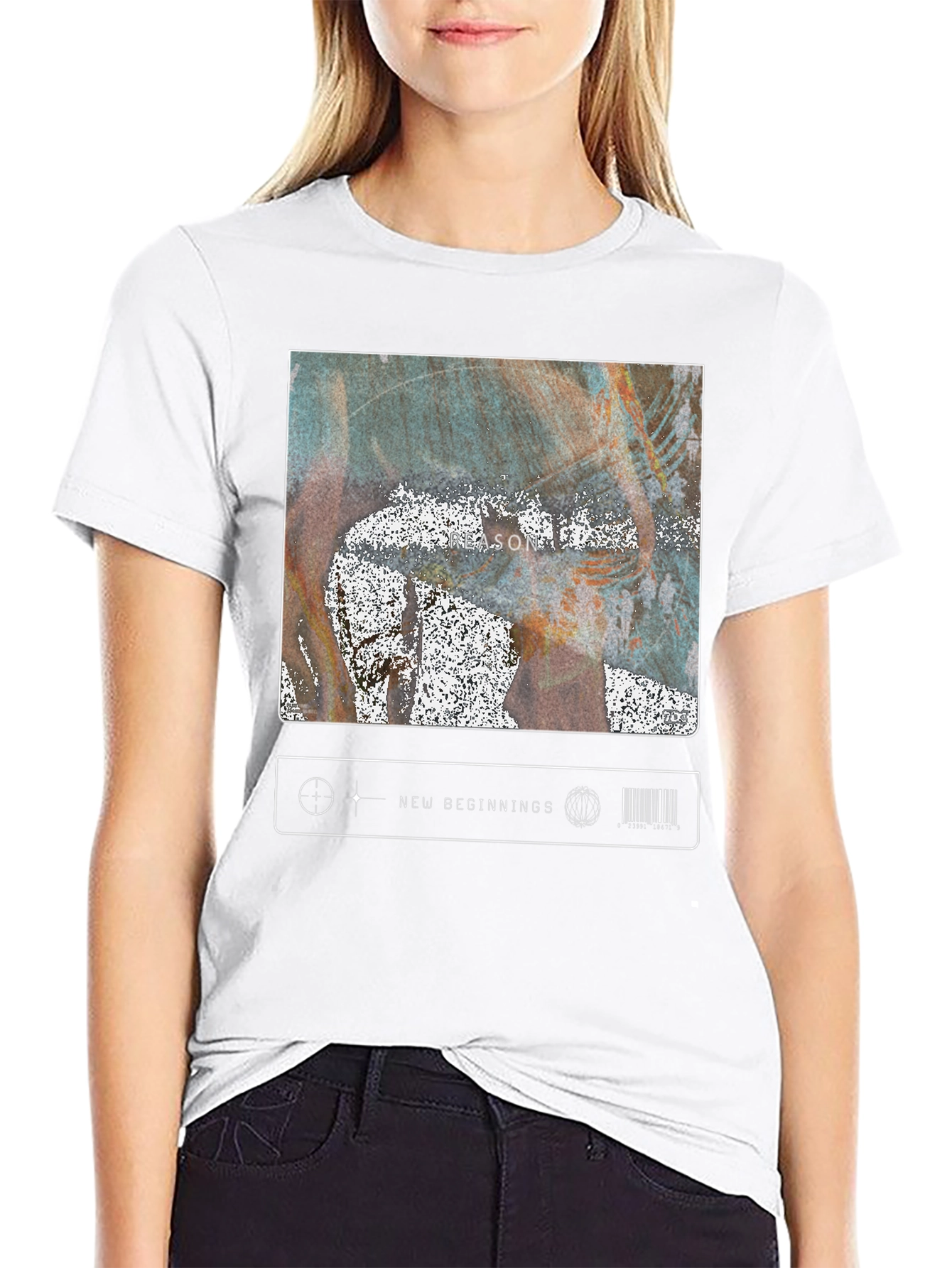 New Beginnings Graphic Tee - Black Cotton