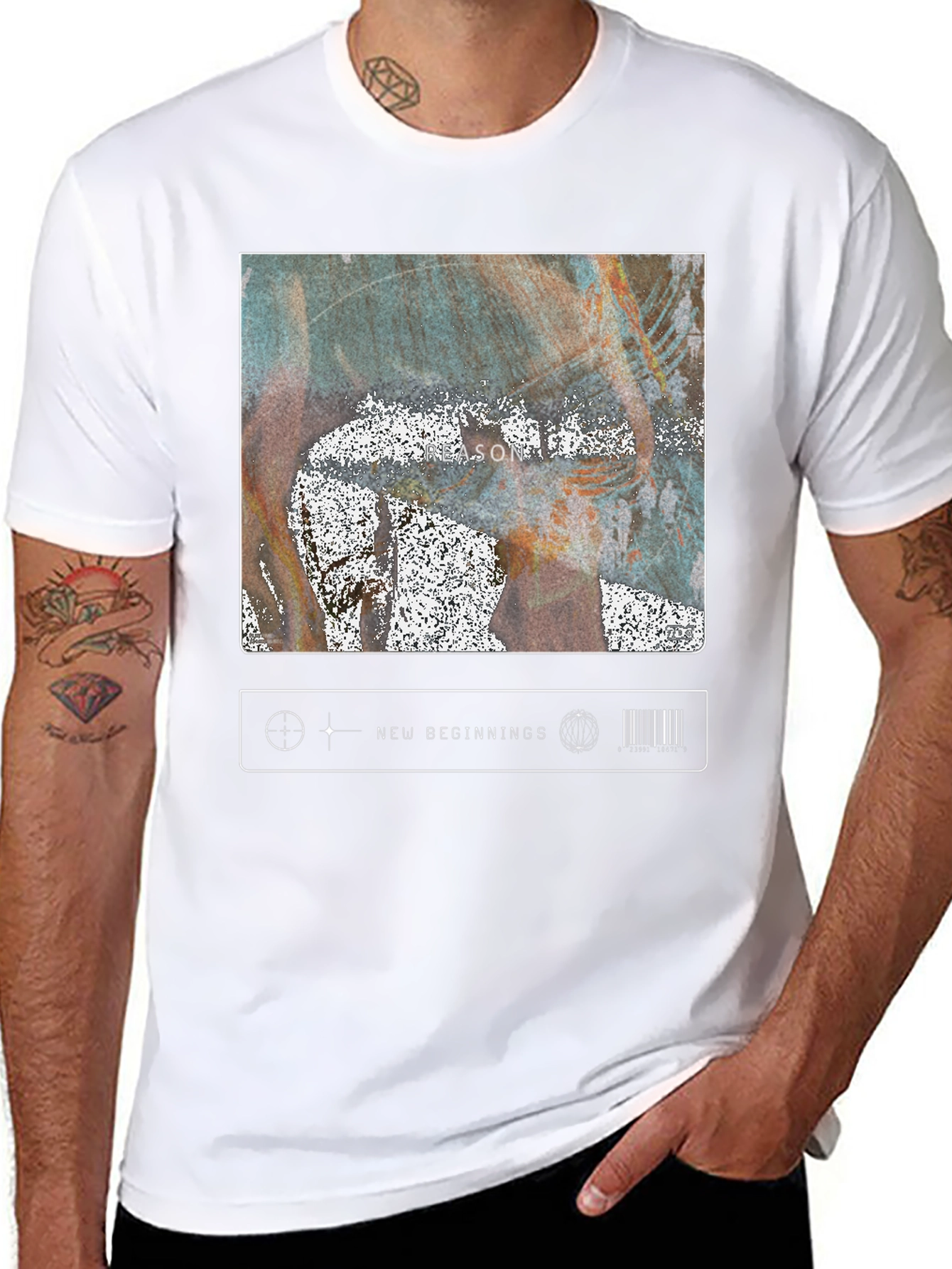 New Beginnings Graphic Tee - Black Cotton