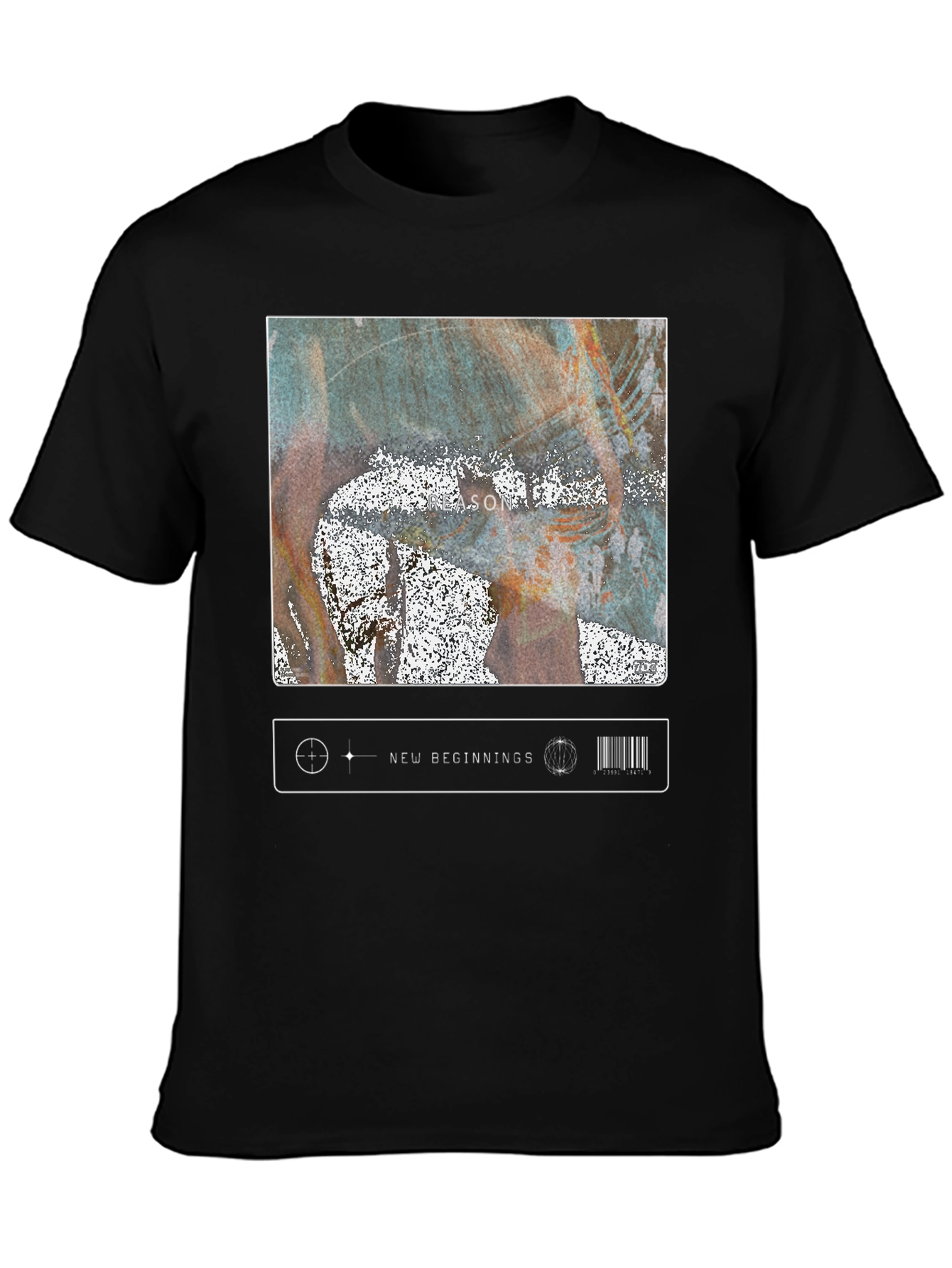 New Beginnings Graphic Tee - Black Cotton