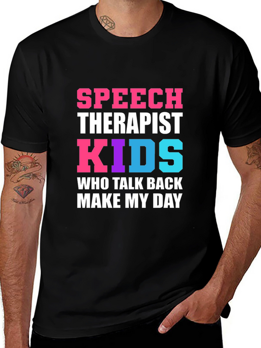 Speech Therapist Kids Talk Back T-Shirt