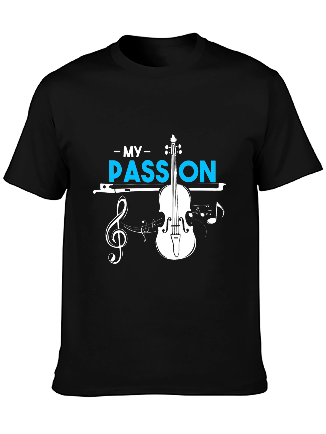 Music Lovers T-Shirt: My Passion Violin Design