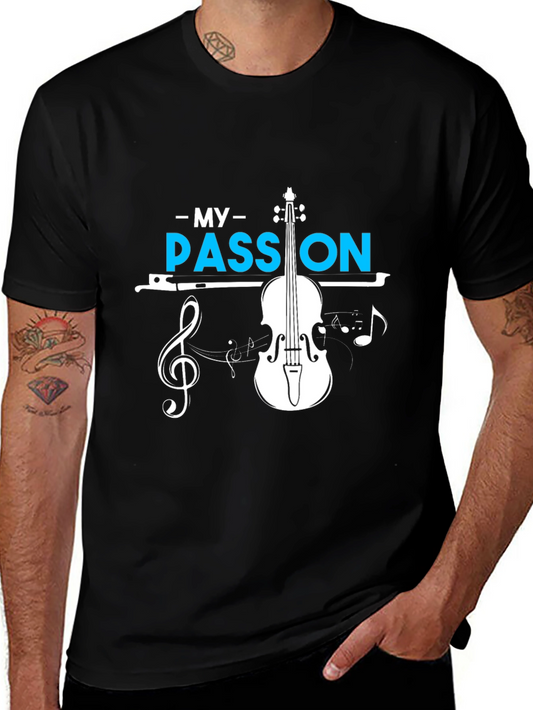 Music Lovers T-Shirt: My Passion Violin Design