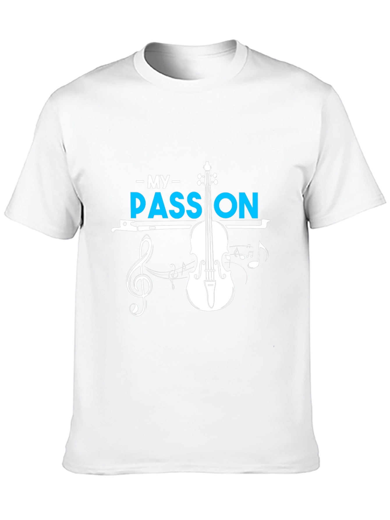 Music Lovers T-Shirt: My Passion Violin Design