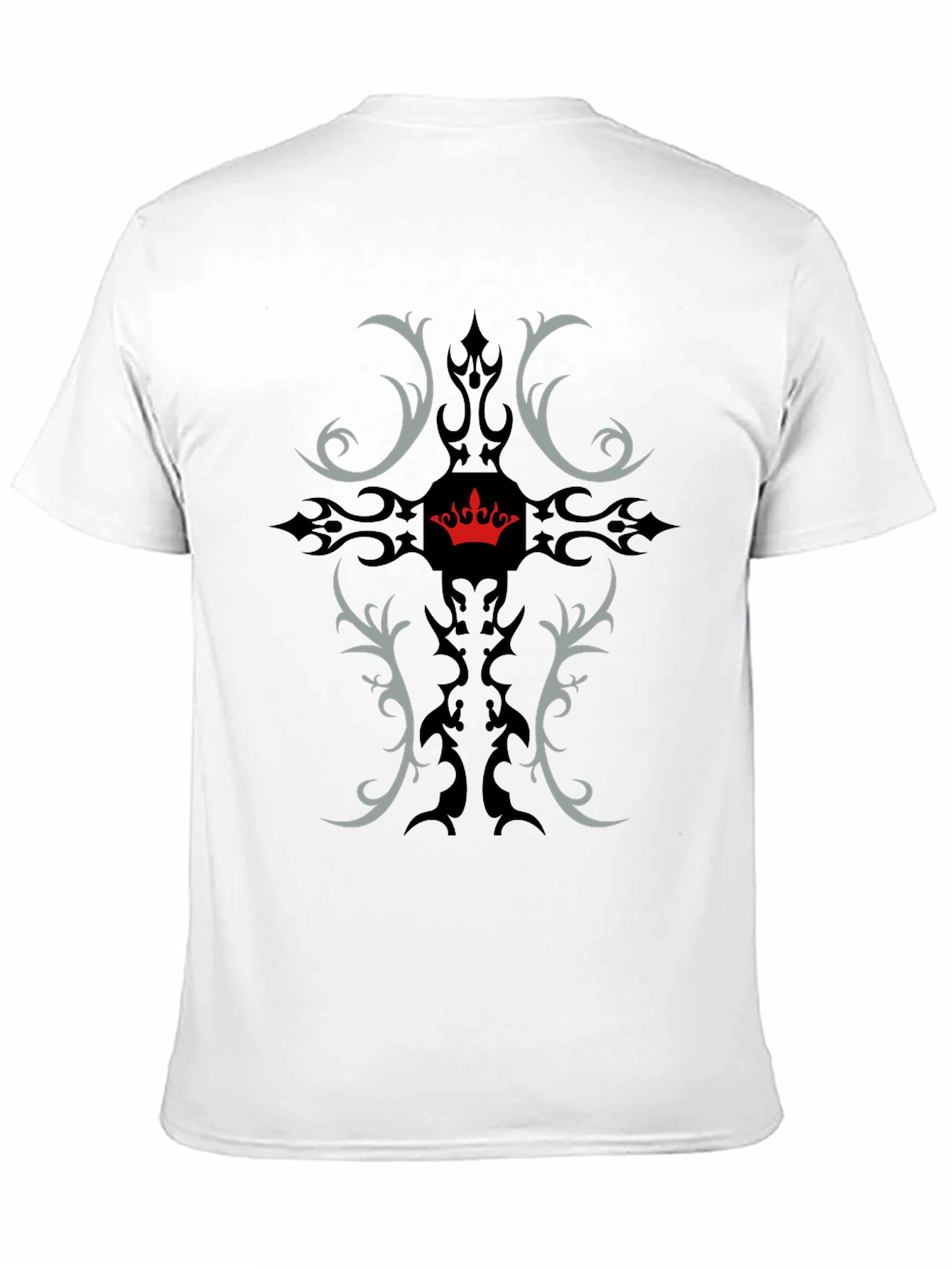 Black Crown Crest Graphic Tee