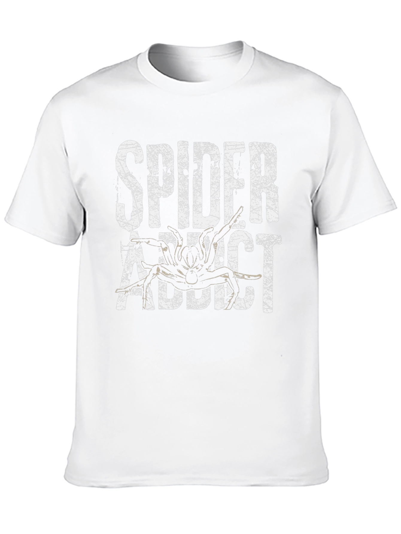 Spider Addict Graphic T-Shirt - Black Cotton Tee