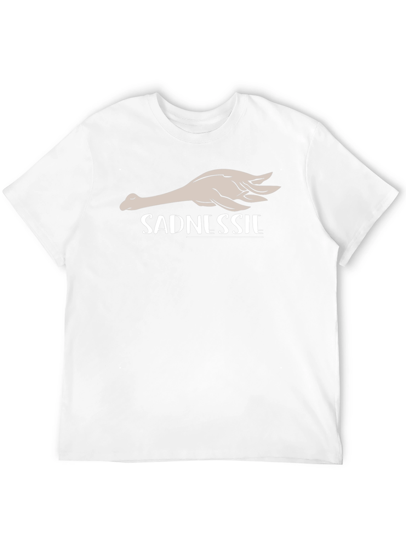 Sadnesssie Graphic Tee - Black Cotton T-Shirt