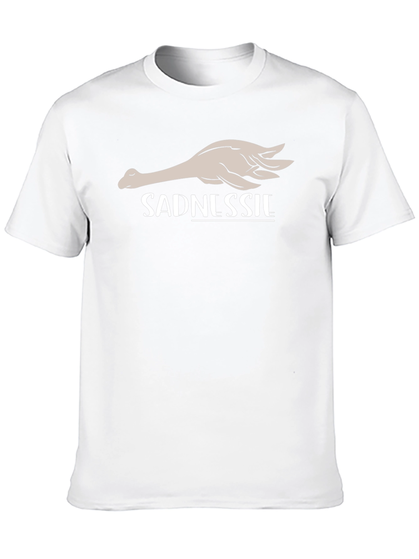 Sadnesssie Graphic Tee - Black Cotton T-Shirt