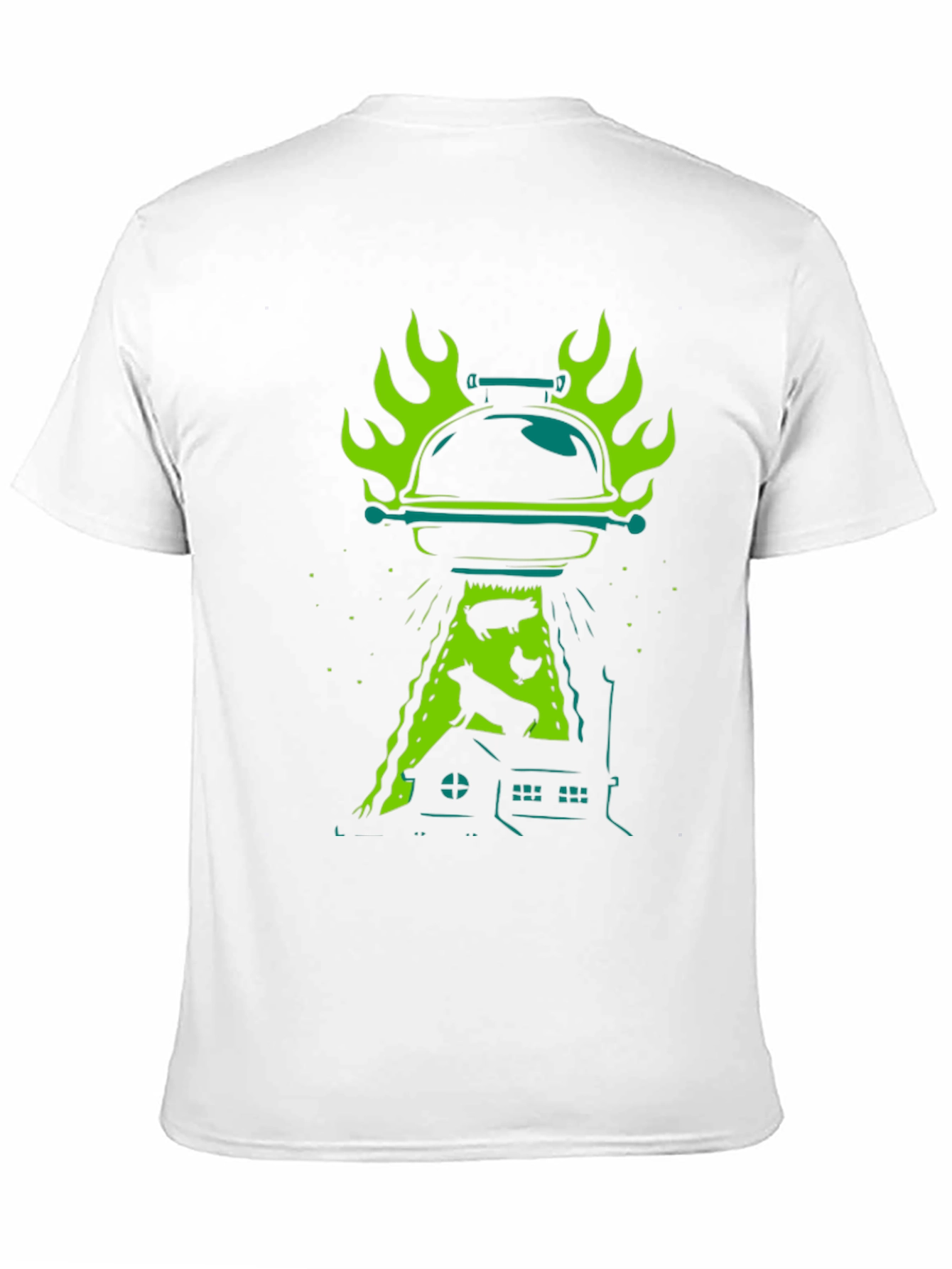 BBQ Alien Abduction Graphic Tee