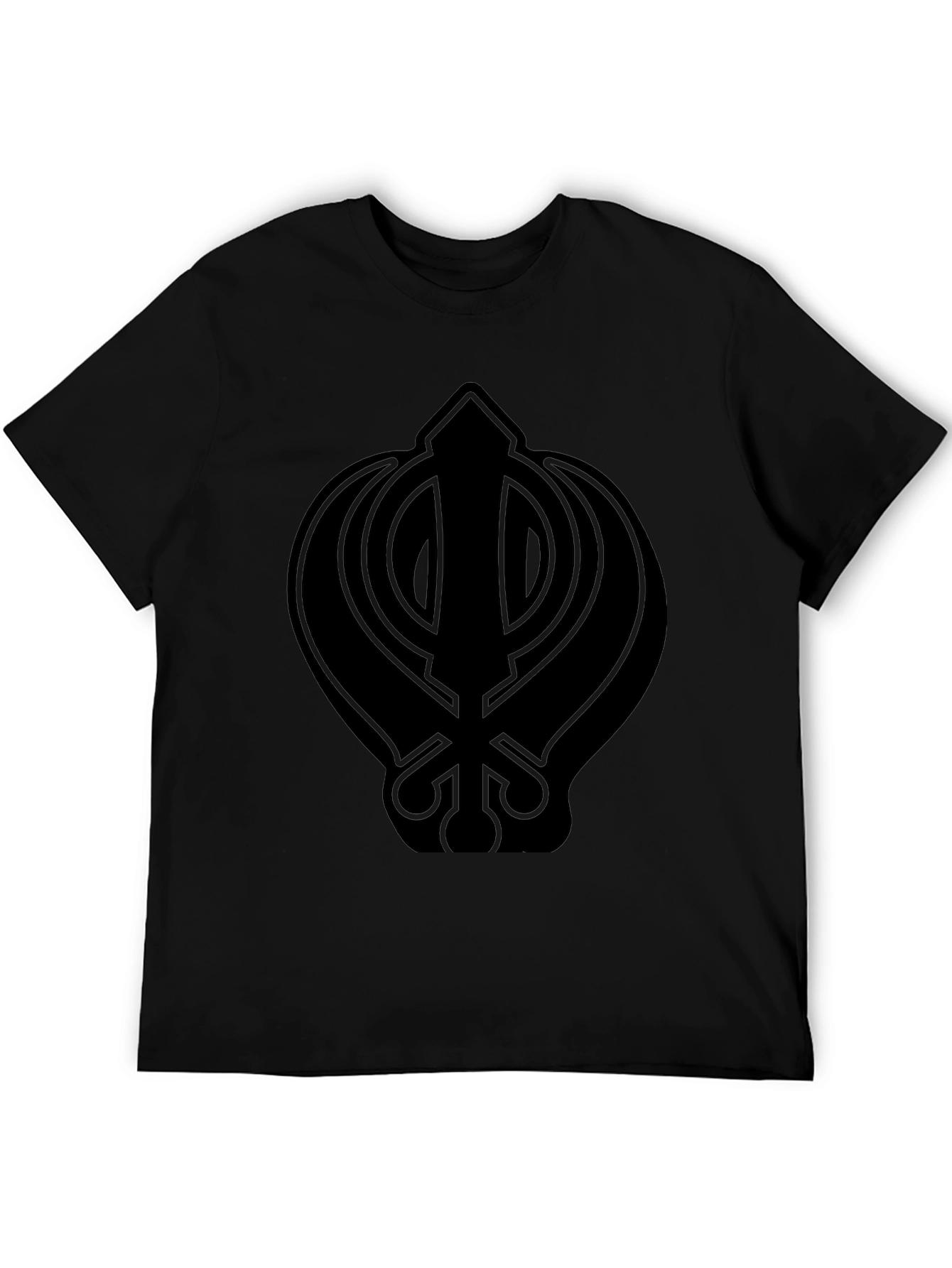 Black Khanda Symbol T-Shirt