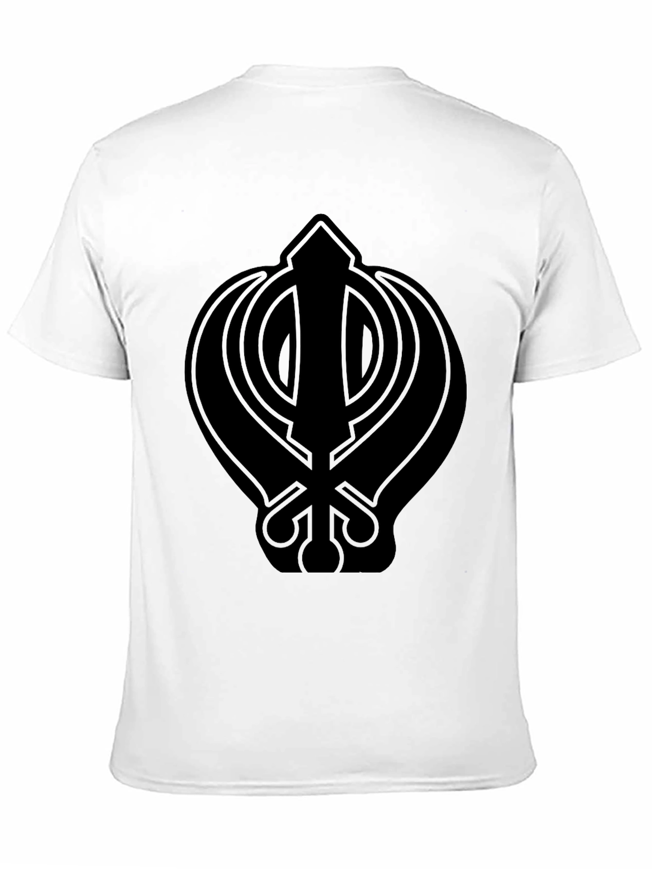 Black Khanda Symbol T-Shirt