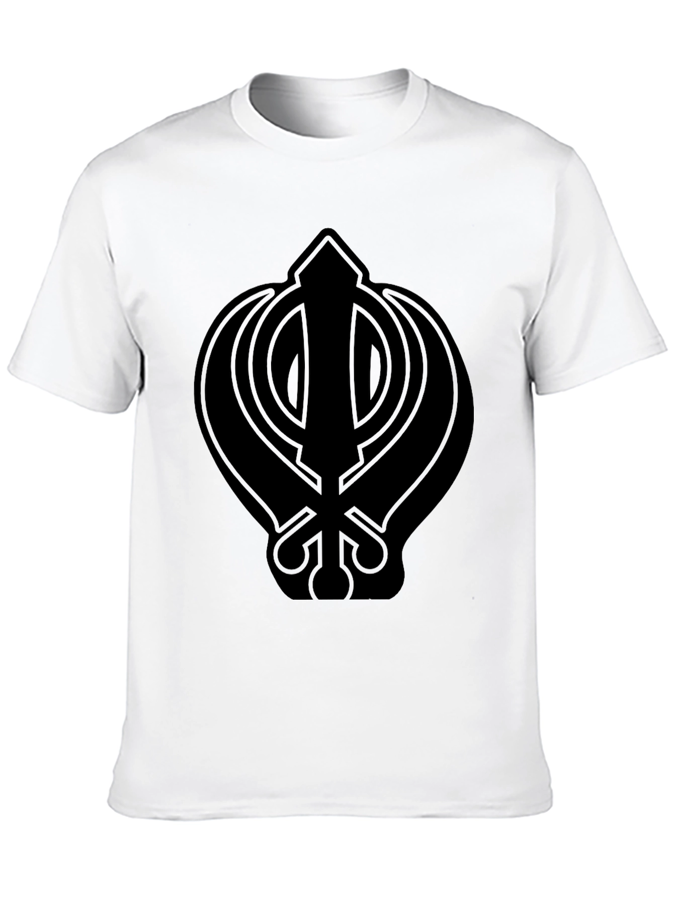 Black Khanda Symbol T-Shirt