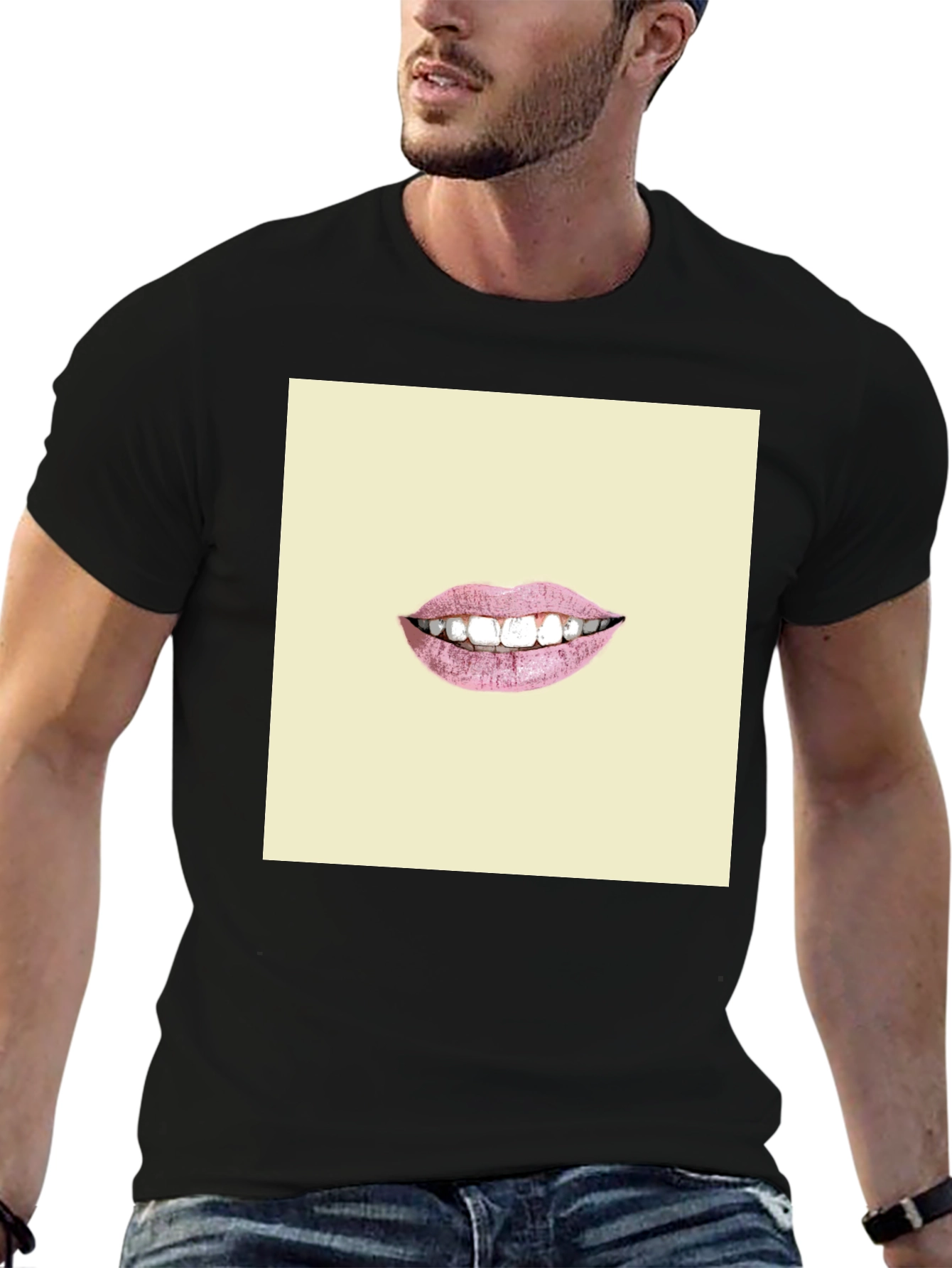 Illustrated Lips Graphic Tee