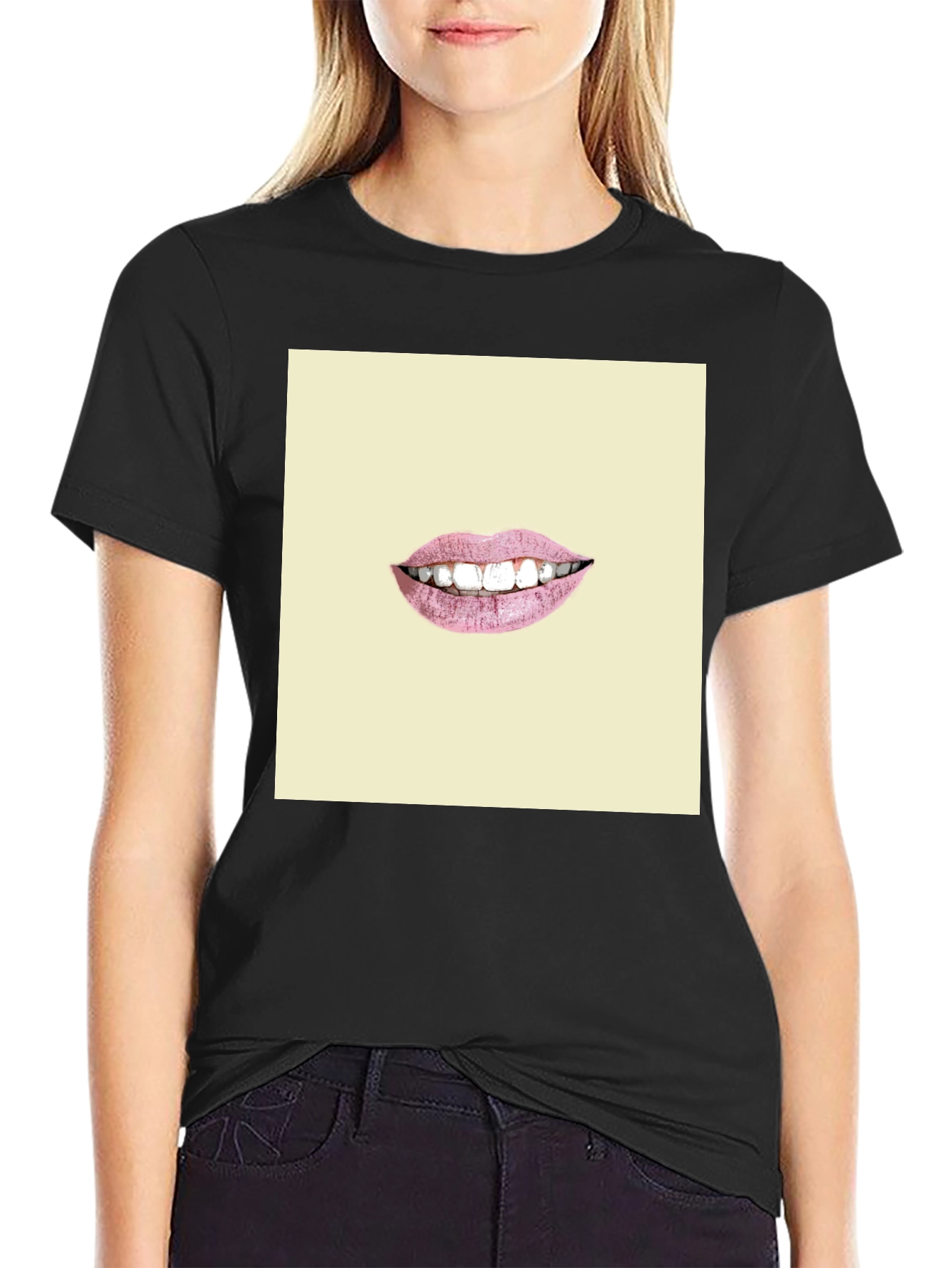 Illustrated Lips Graphic Tee