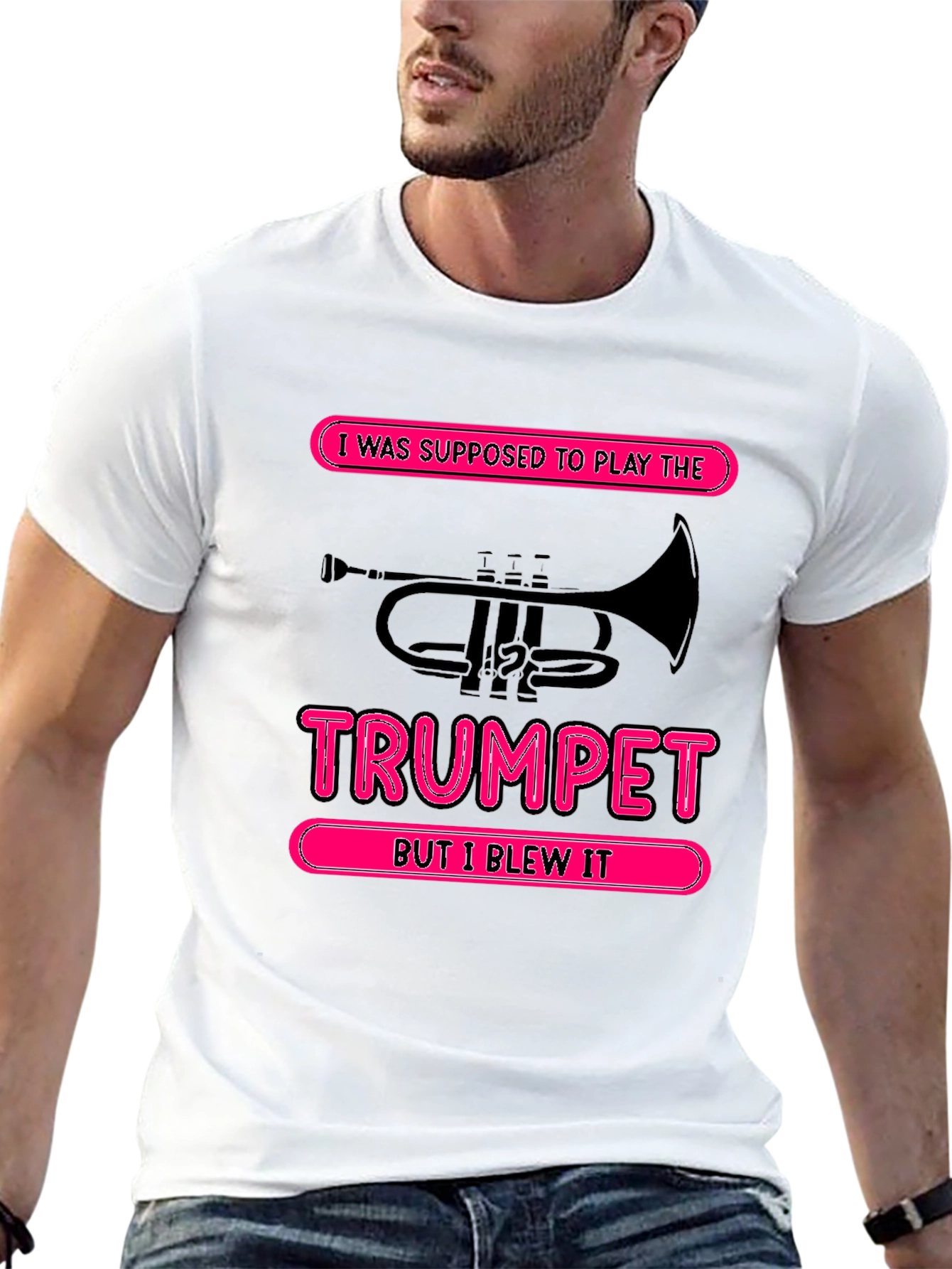 Funny Trumpet Player T-Shirt - I Blew It!