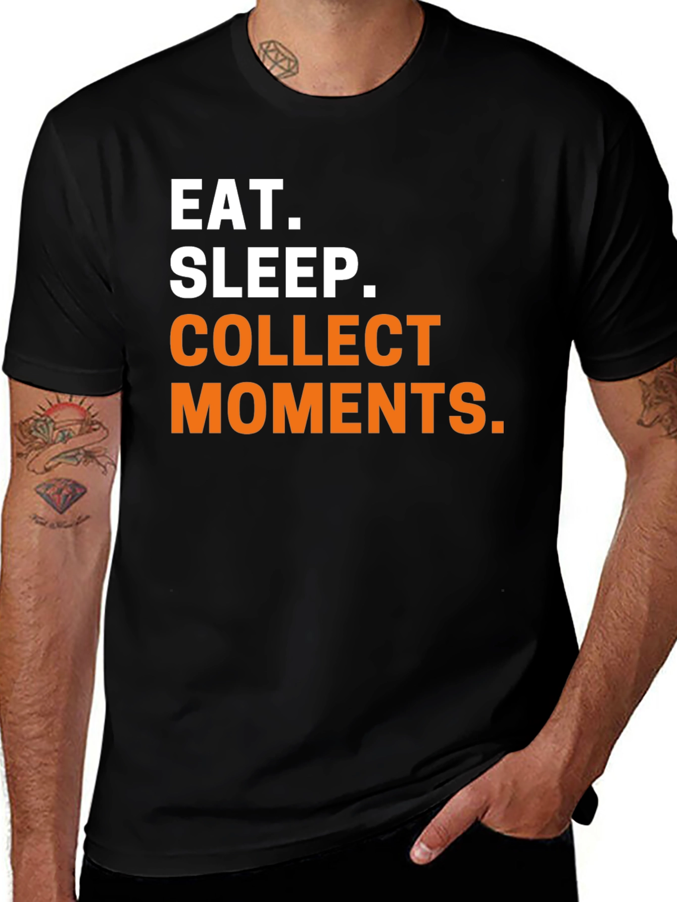 Eat Sleep Collect Moments Graphic Tee