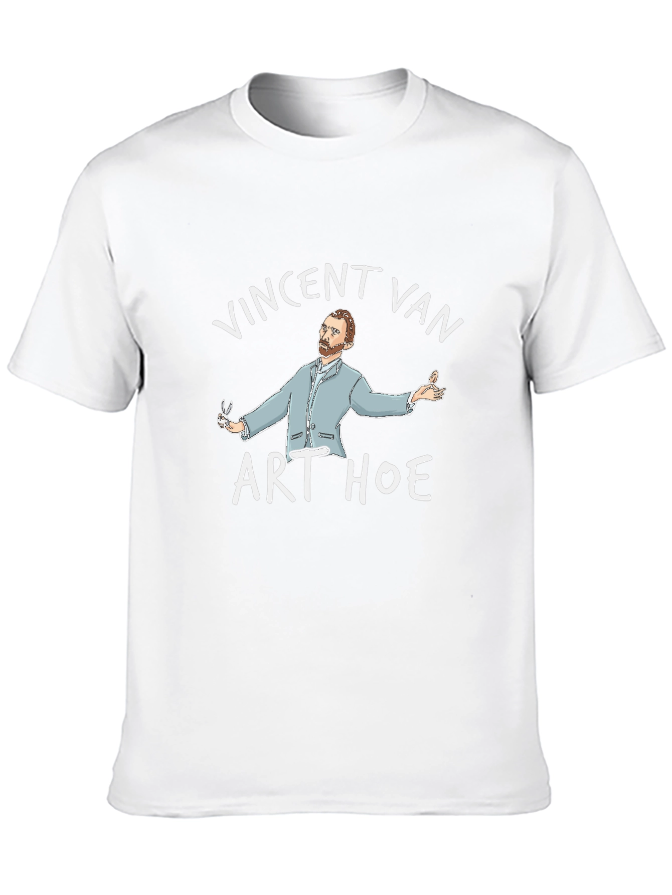 Vincent Van Art Hoe Black T-Shirt