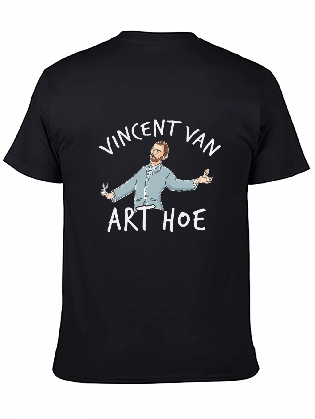 Vincent Van Art Hoe Black T-Shirt