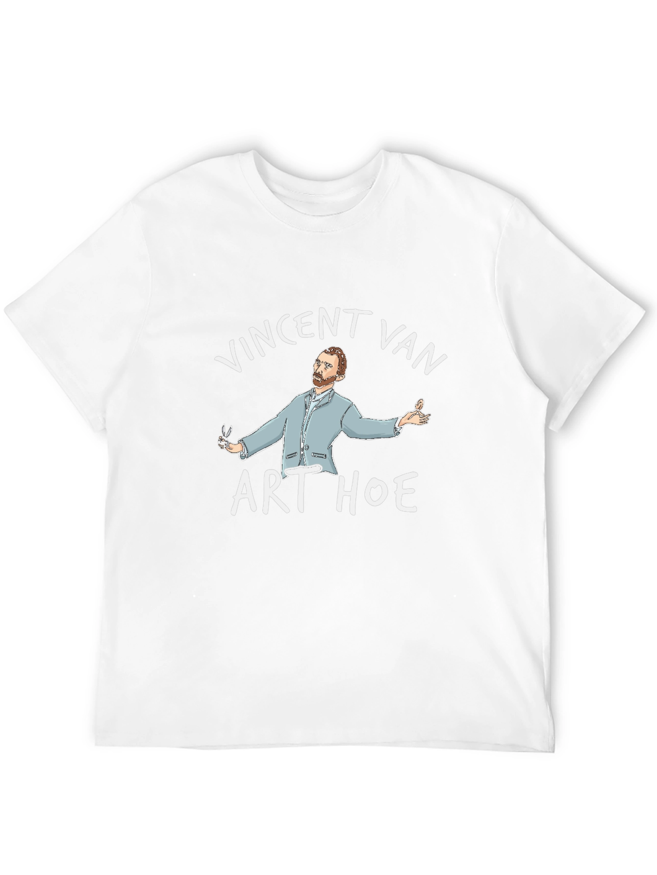 Vincent Van Art Hoe Black T-Shirt
