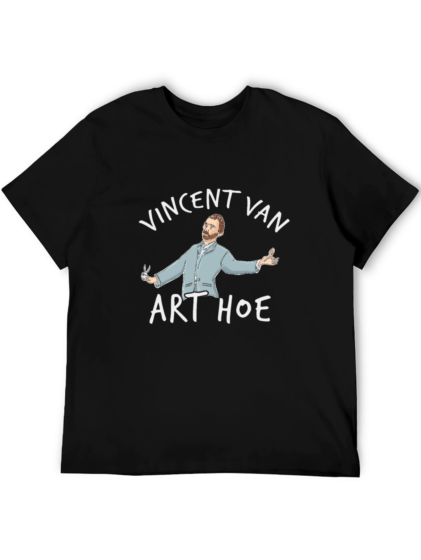 Vincent Van Art Hoe Black T-Shirt