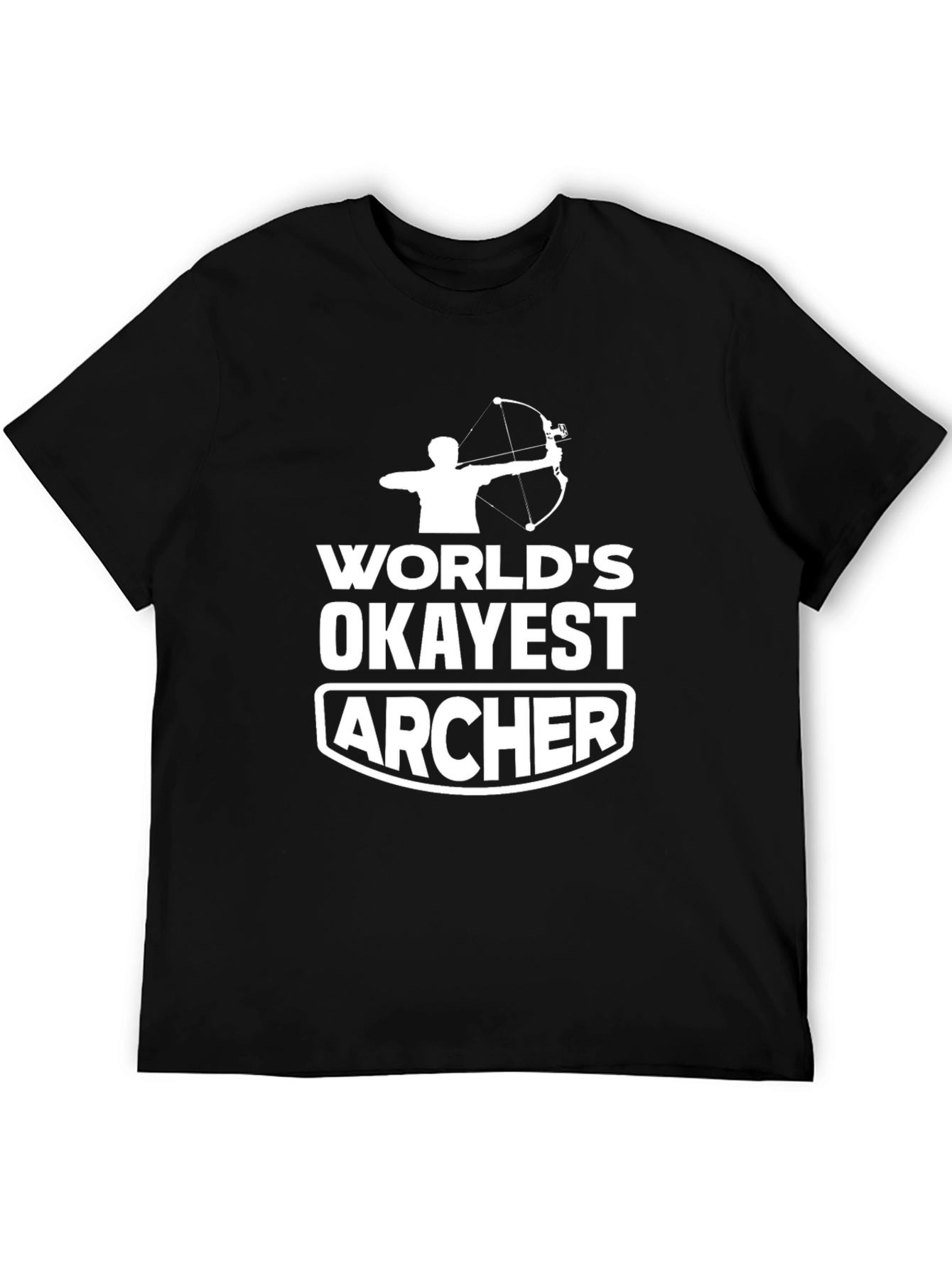 Worlds Okayest Archer T-Shirt - Funny Archery Tee