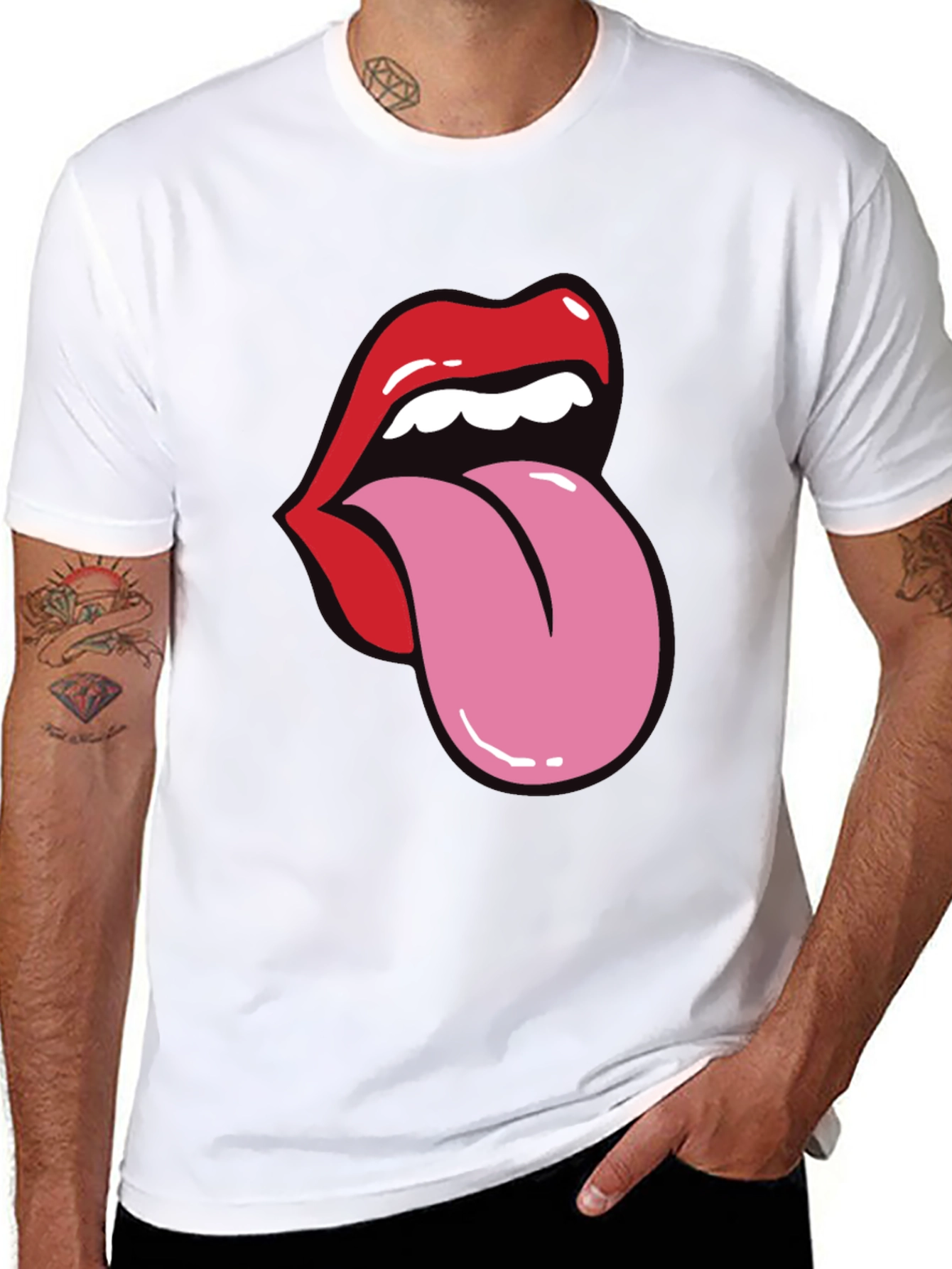 Rolling Stones Tongue T-Shirt - Iconic Rock & Roll