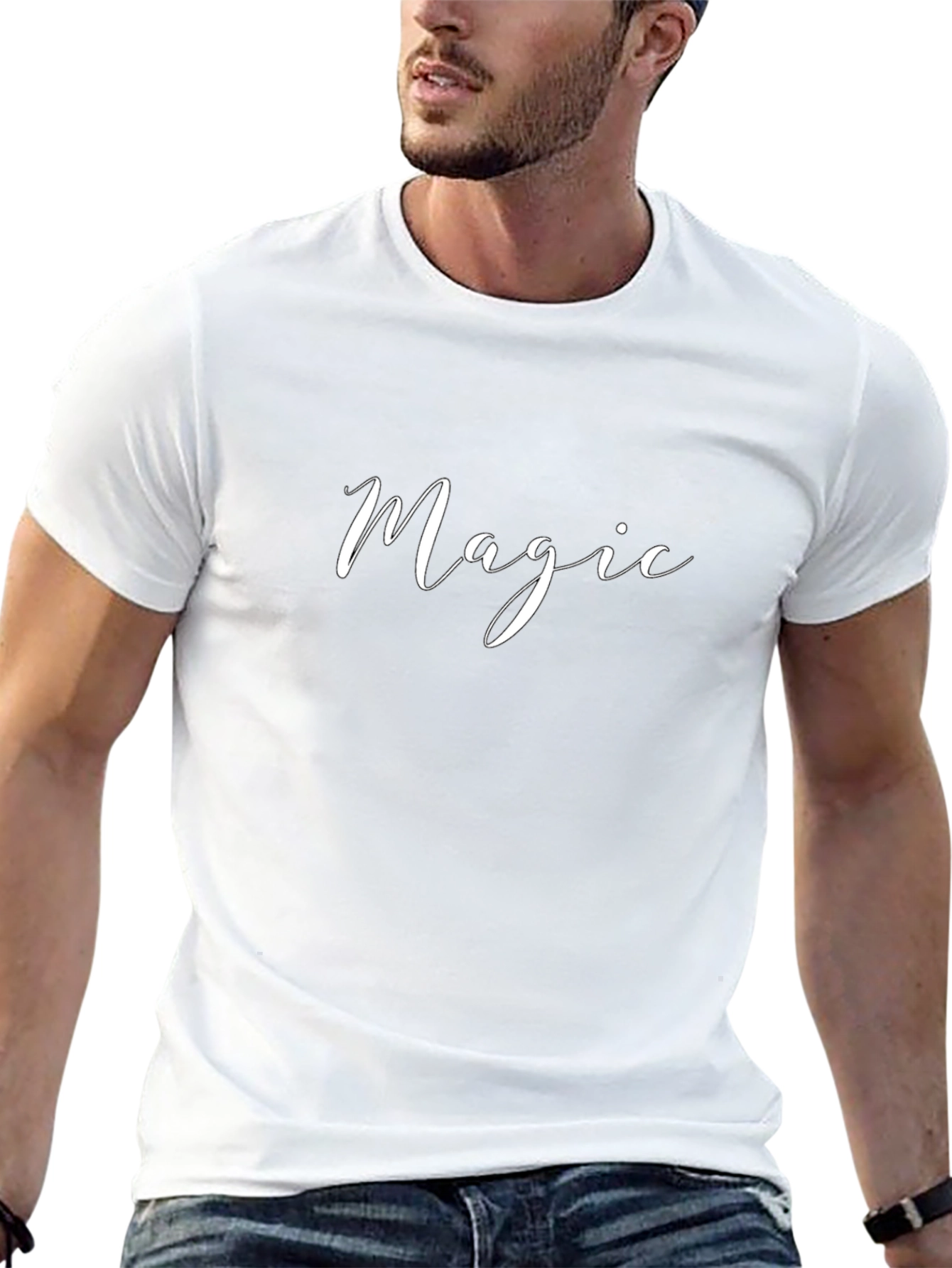 Magic Script T-Shirt - Soft Cotton Casual Tee