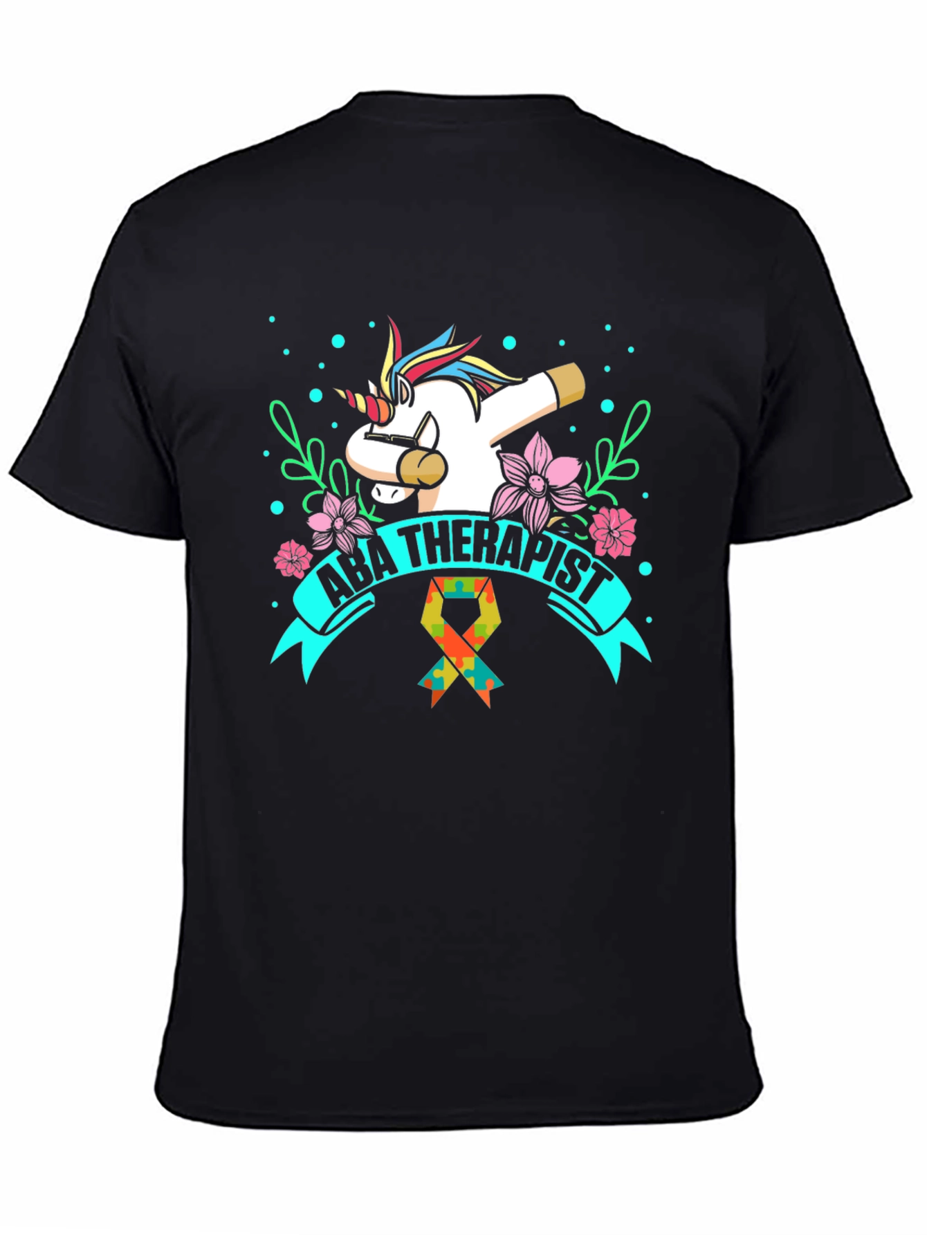 ABA Therapist Unicorn Dab T-Shirt