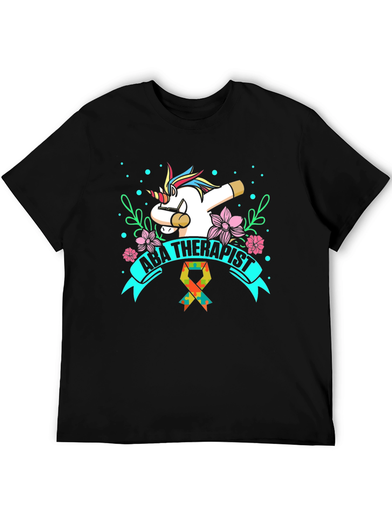ABA Therapist Unicorn Dab T-Shirt
