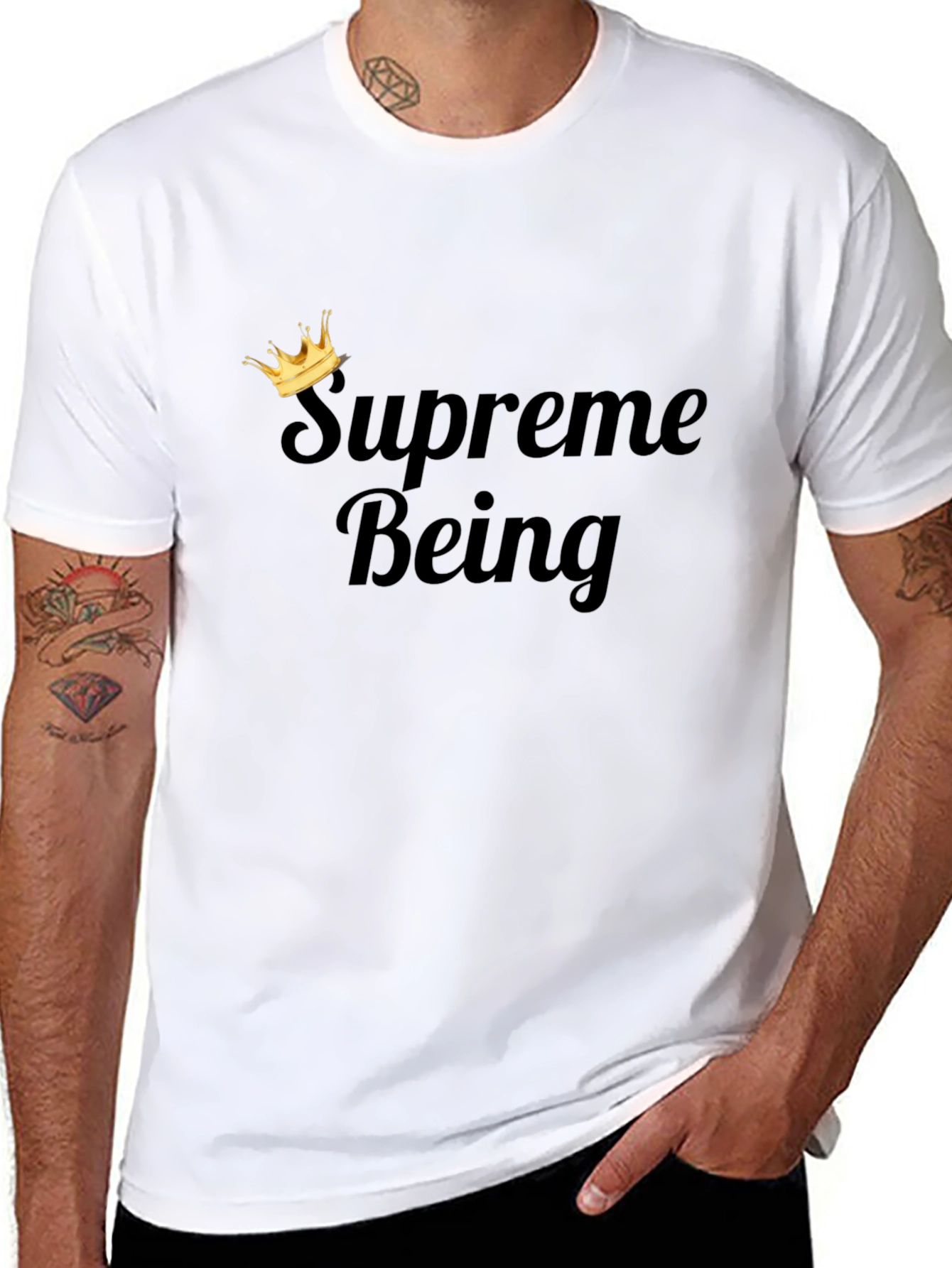 Supreme Being Black T-Shirt