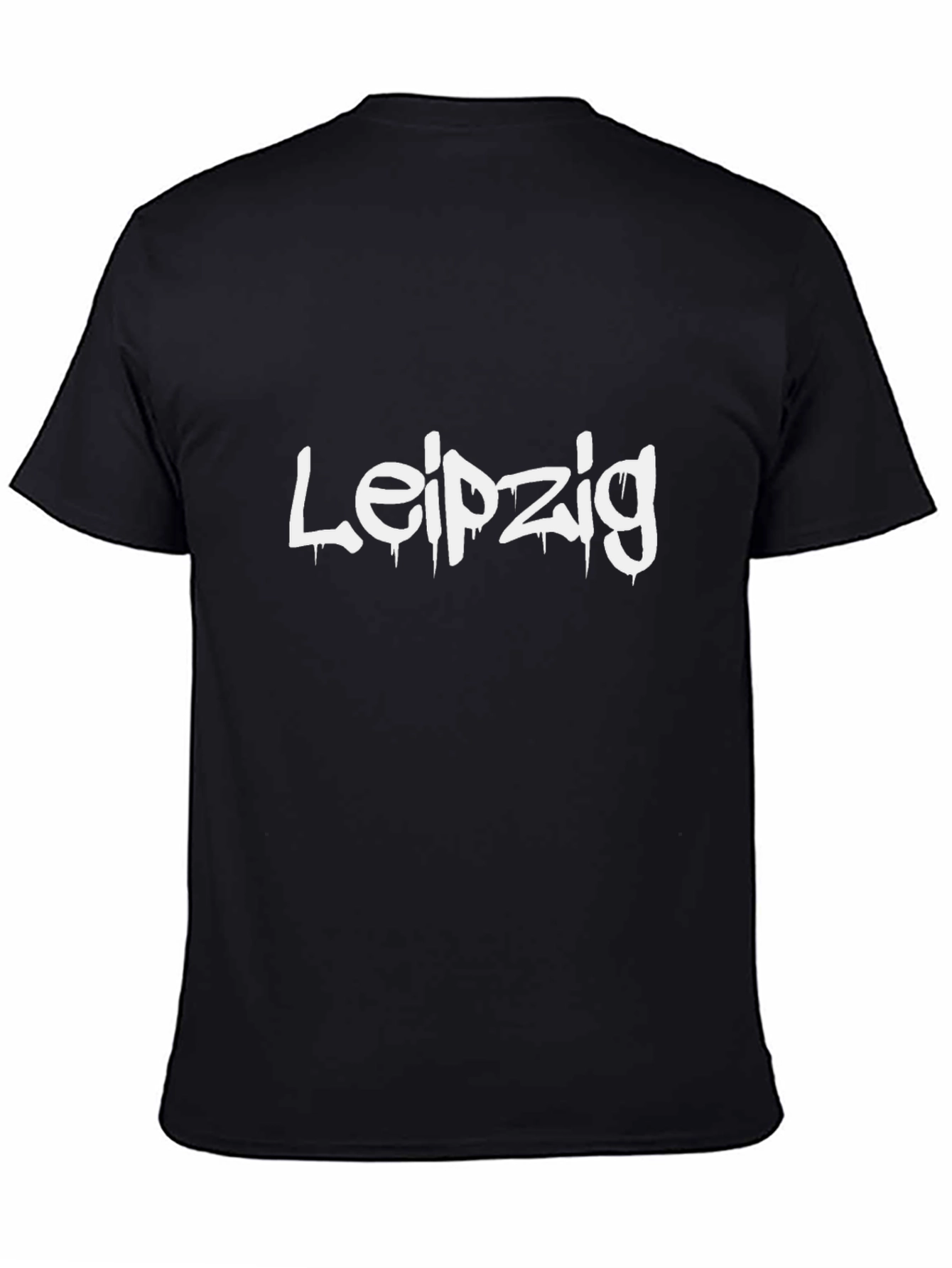 Leipzig Graphic Tee - Urban Style Black T-Shirt