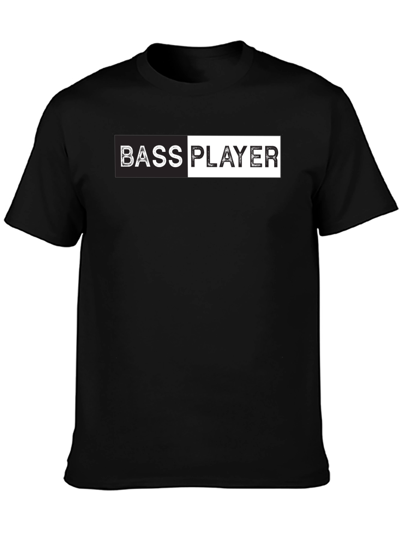 Bass Player Graphic Tee - Black