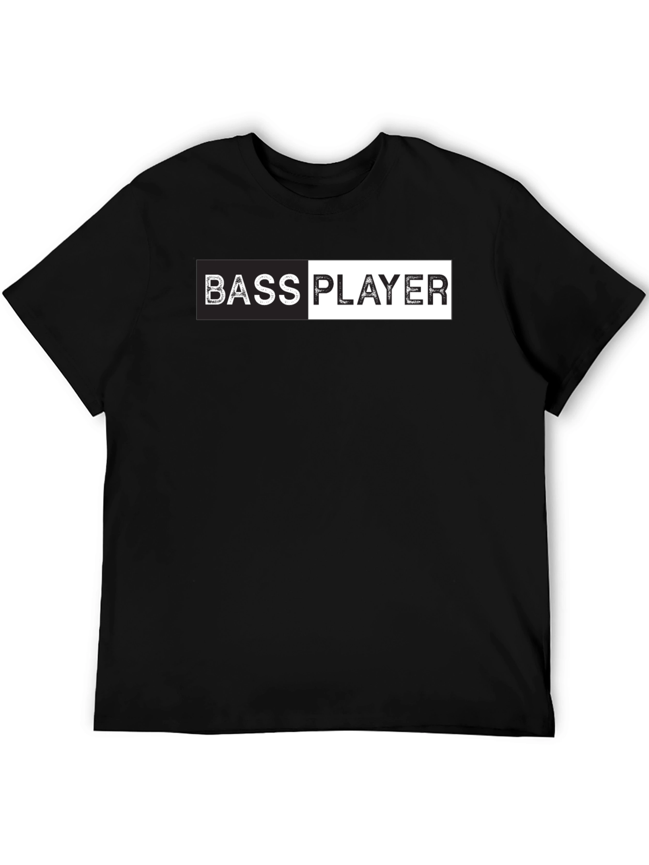 Bass Player Graphic Tee - Black