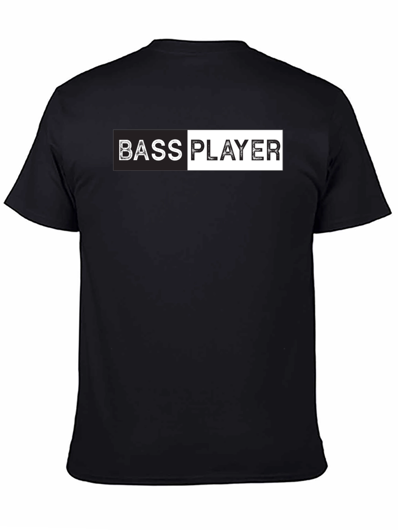 Bass Player Graphic Tee - Black
