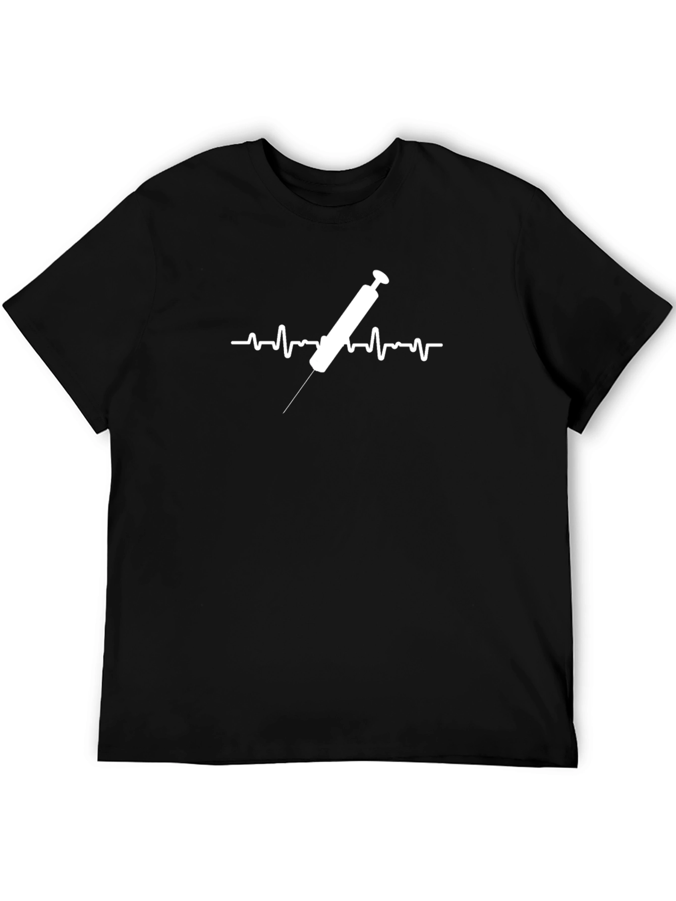 Vaccination Pulse T-Shirt - Modern Medical Graphic Tee