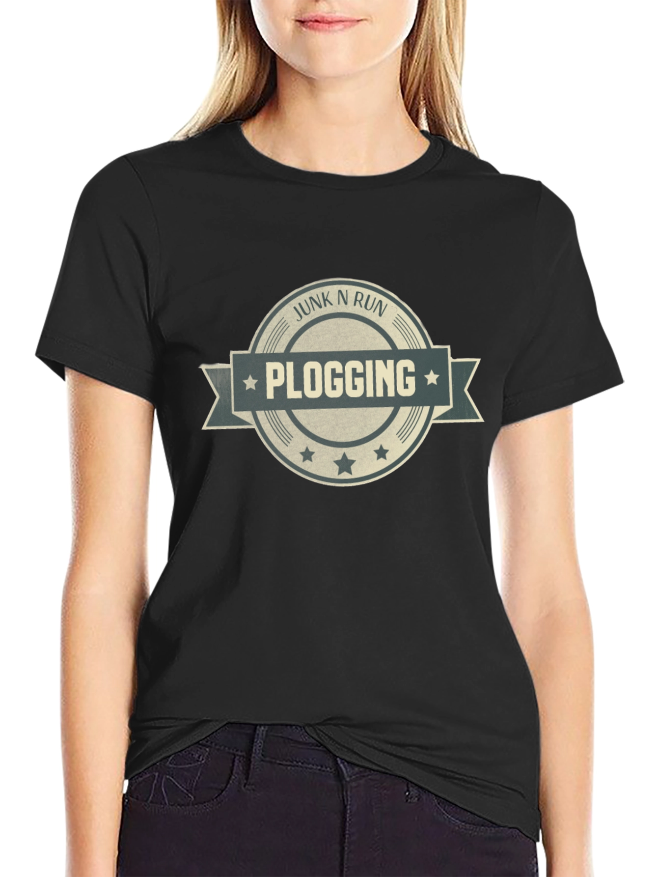 Junk N Run Plogging Tee - Eco-Friendly Clean Up