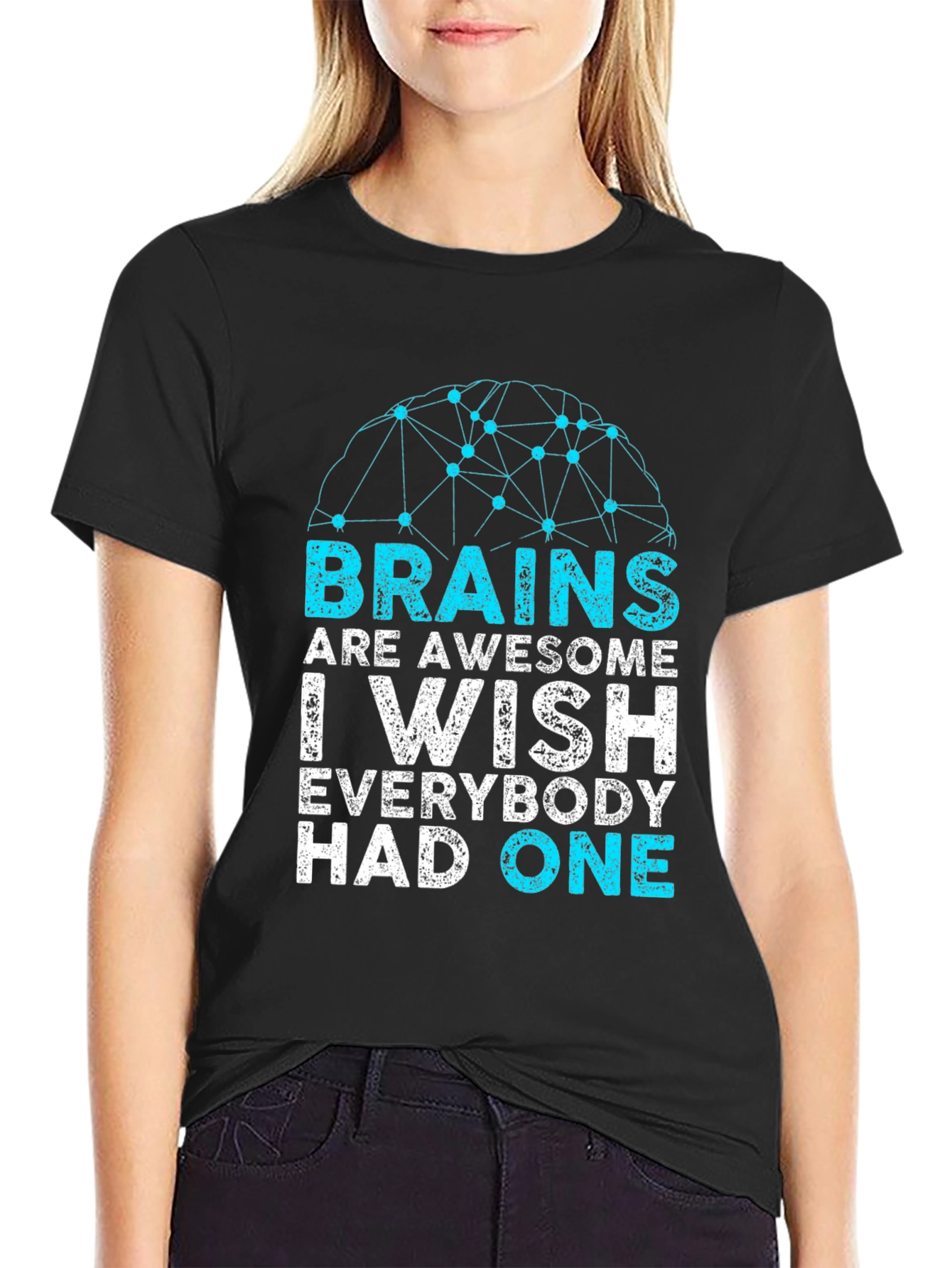 Brains Are Awesome Graphic T-Shirt