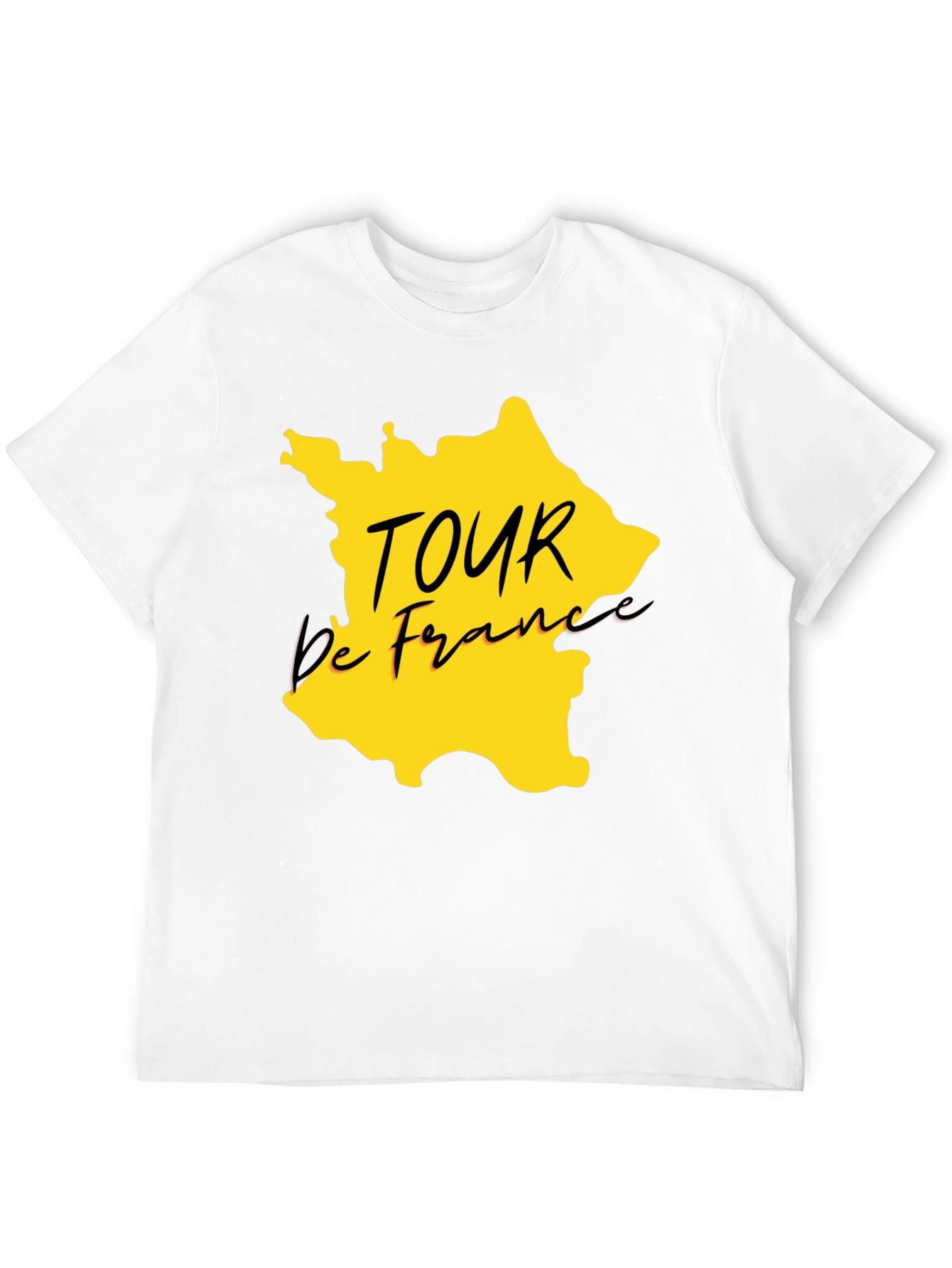 Tour de France Graphic T-Shirt - Black Cotton Tee