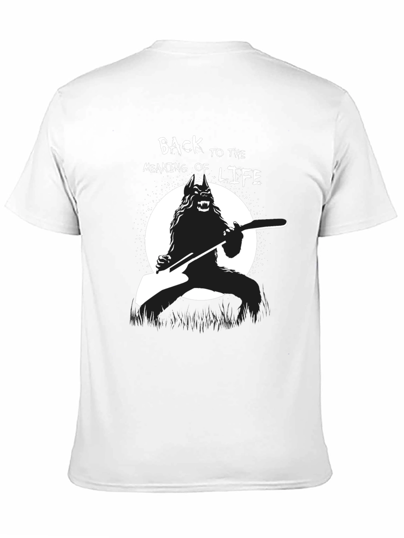 Back to the Meaning of Life Werewolf Graphic Tee