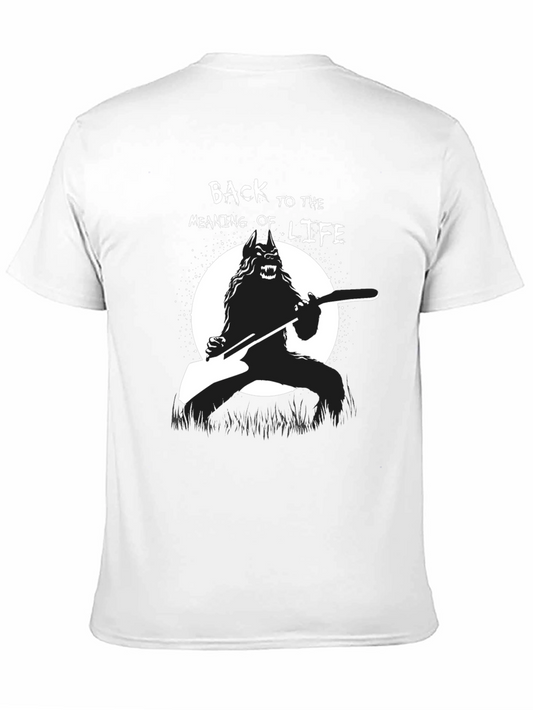 Back to the Meaning of Life Werewolf Graphic Tee