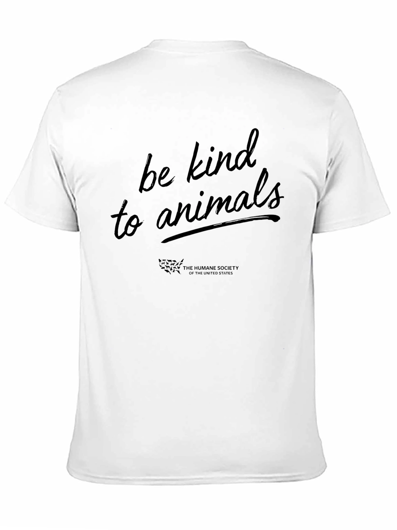 Be Kind to Animals Black T-Shirt