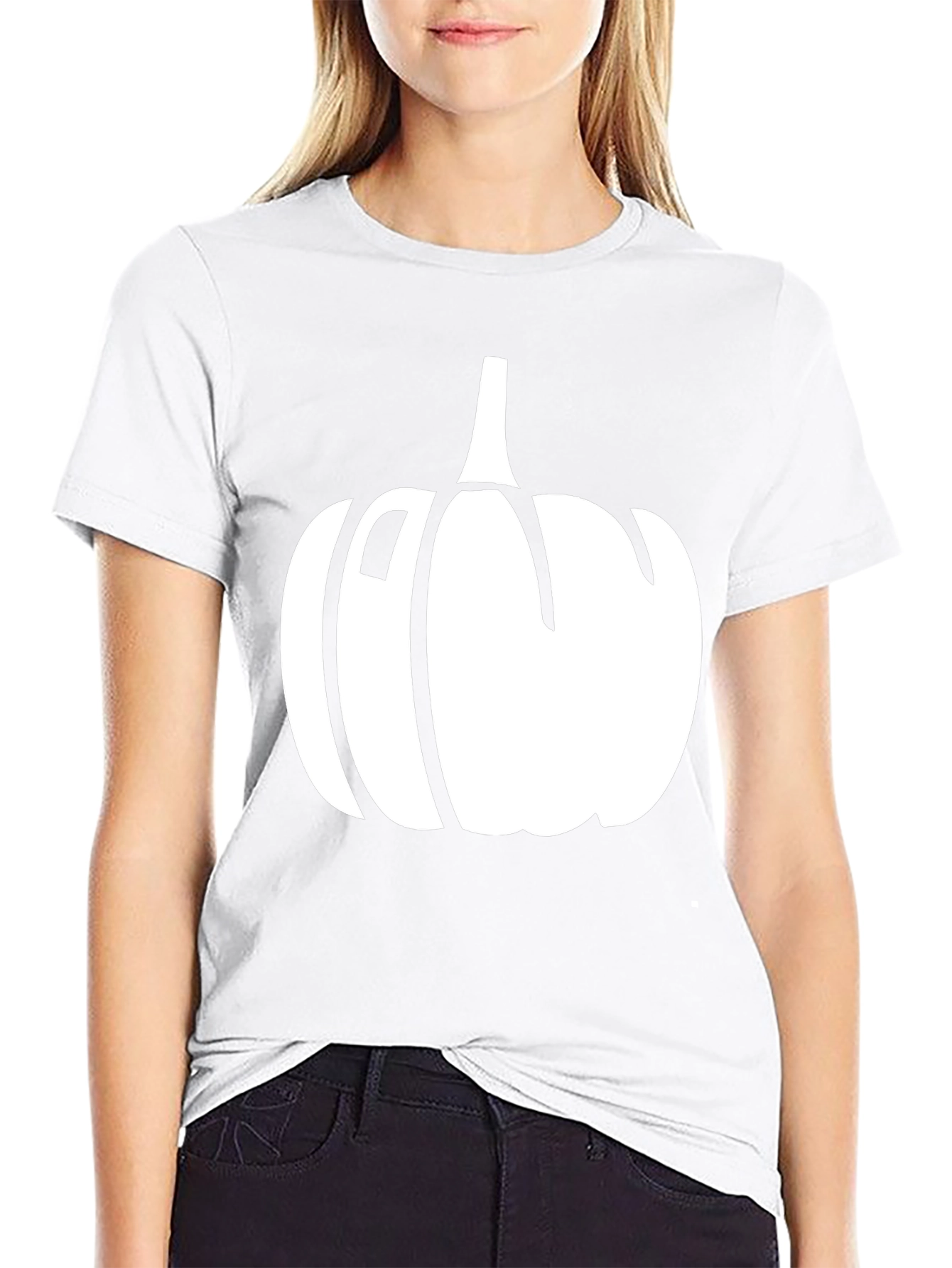 Pumpkin Graphic Tee - Spooky Season Style