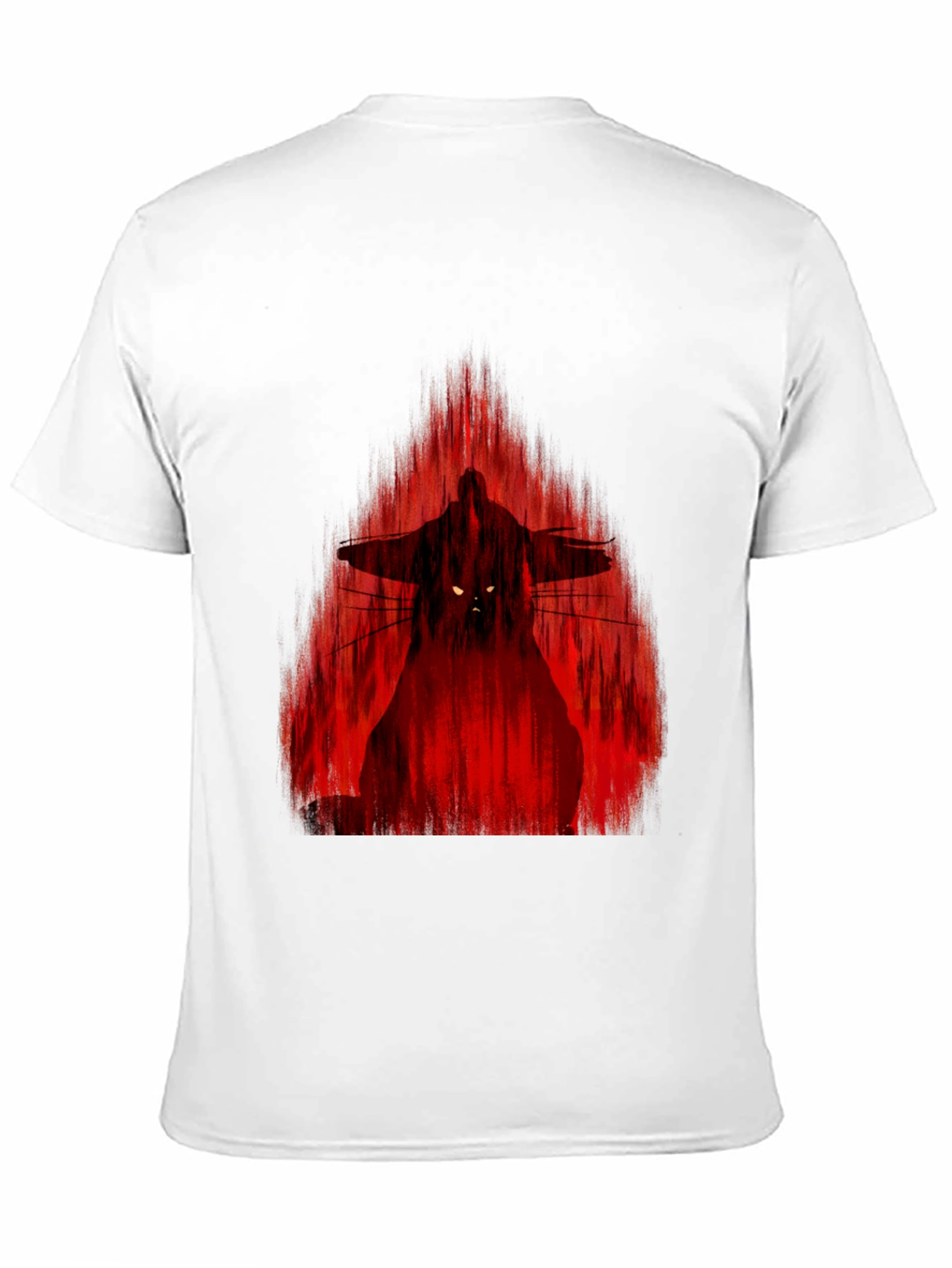 Samurai Warrior Graphic Print Black T-Shirt