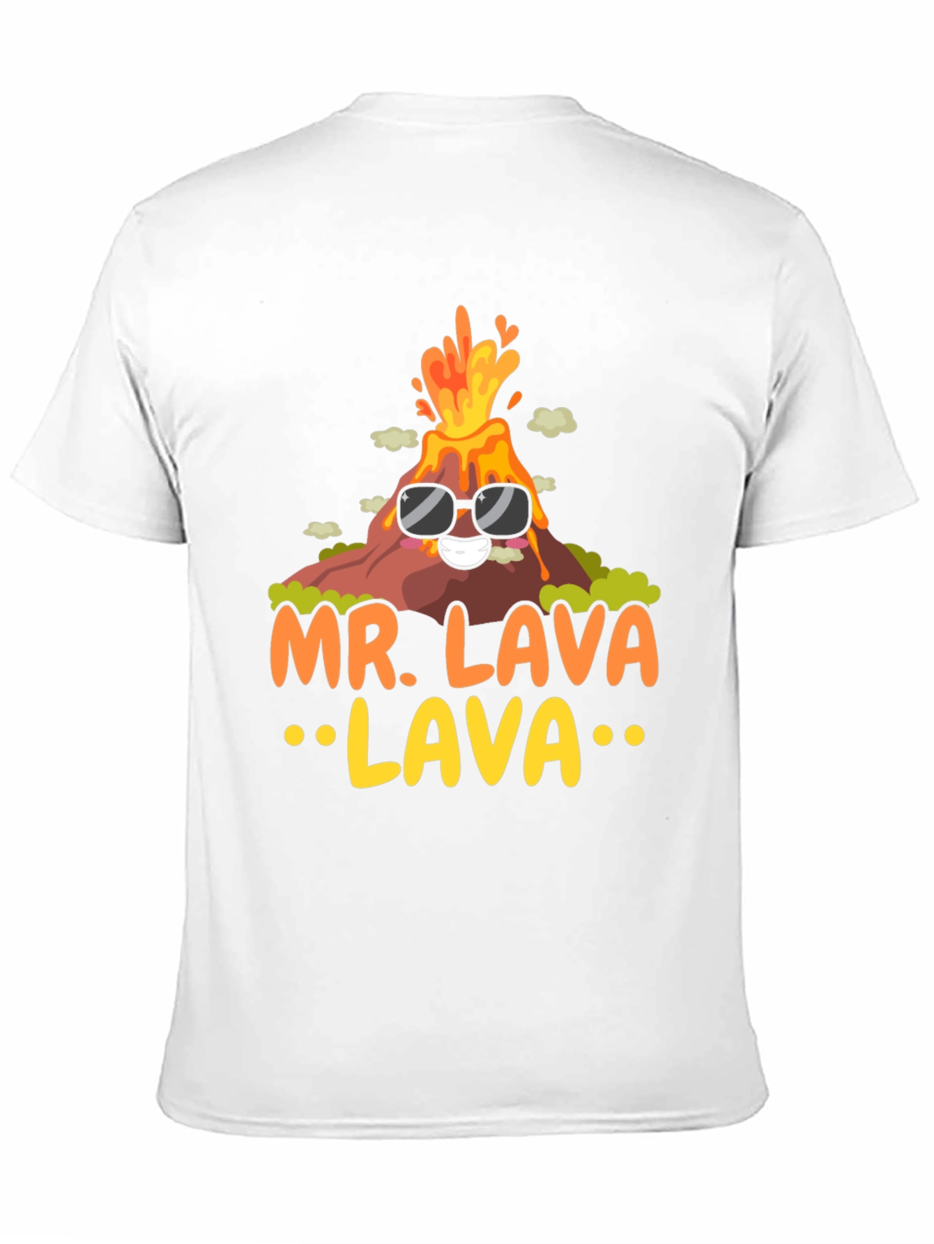 Mr. Lava Volcano T-Shirt - Cool Graphic Tee